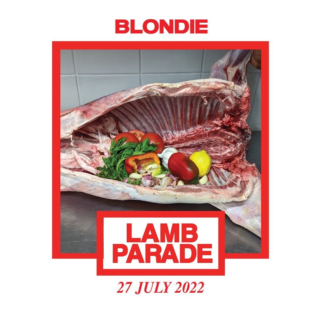 Welcome to the Lamb Parade. A celebration of slow cooked goodness.

Featuring a whole beast, stuffed with our finest vegetables, sewn shut and eased into our wood fired oven, over night. 

At dawn it will reveal itself as the most crispy, juicy offer