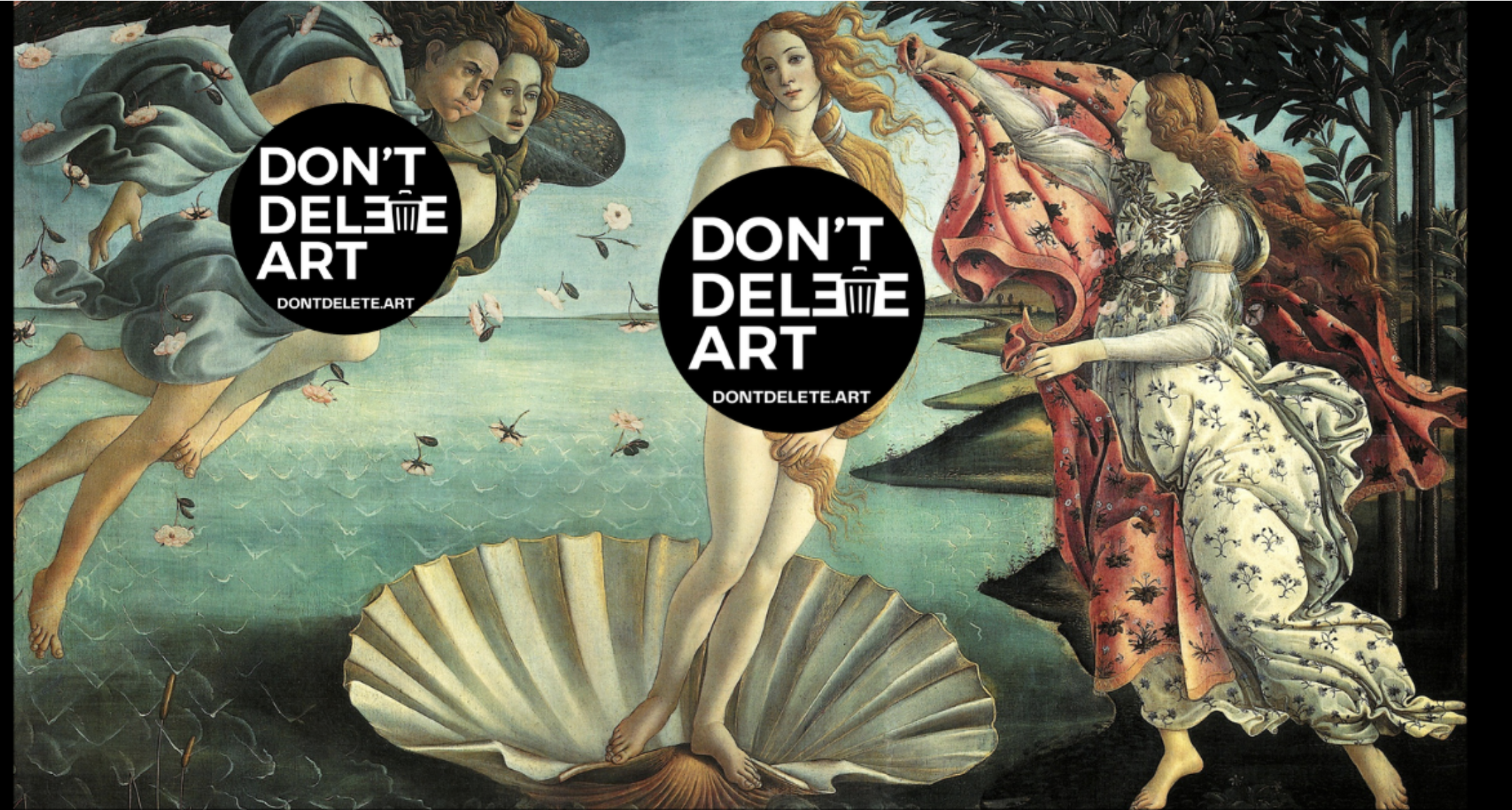 Don't delete art poster