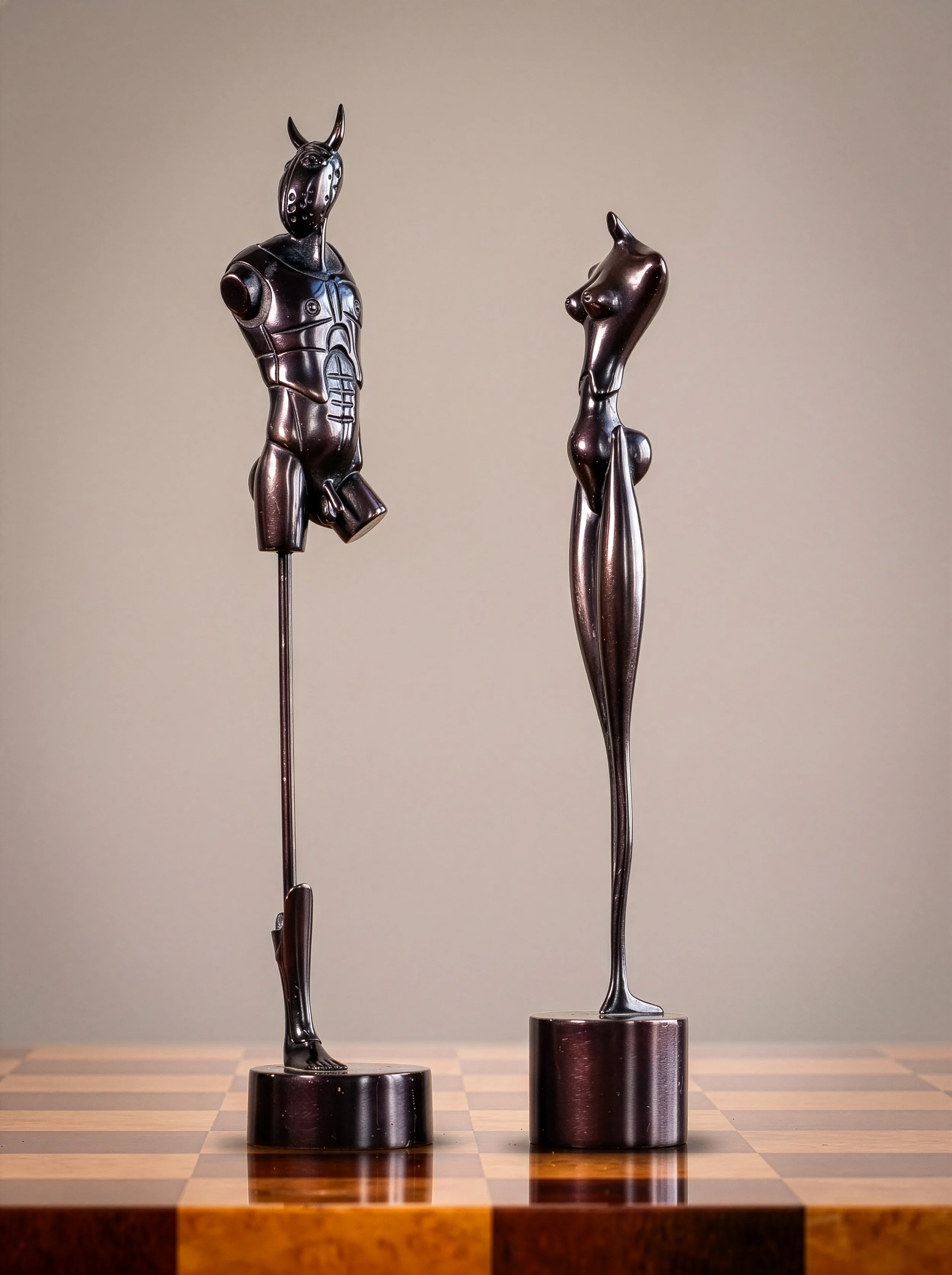 paul-wunderlich-minotaur-bronze-chess-pieces-dark-patina-king-queen.jpg