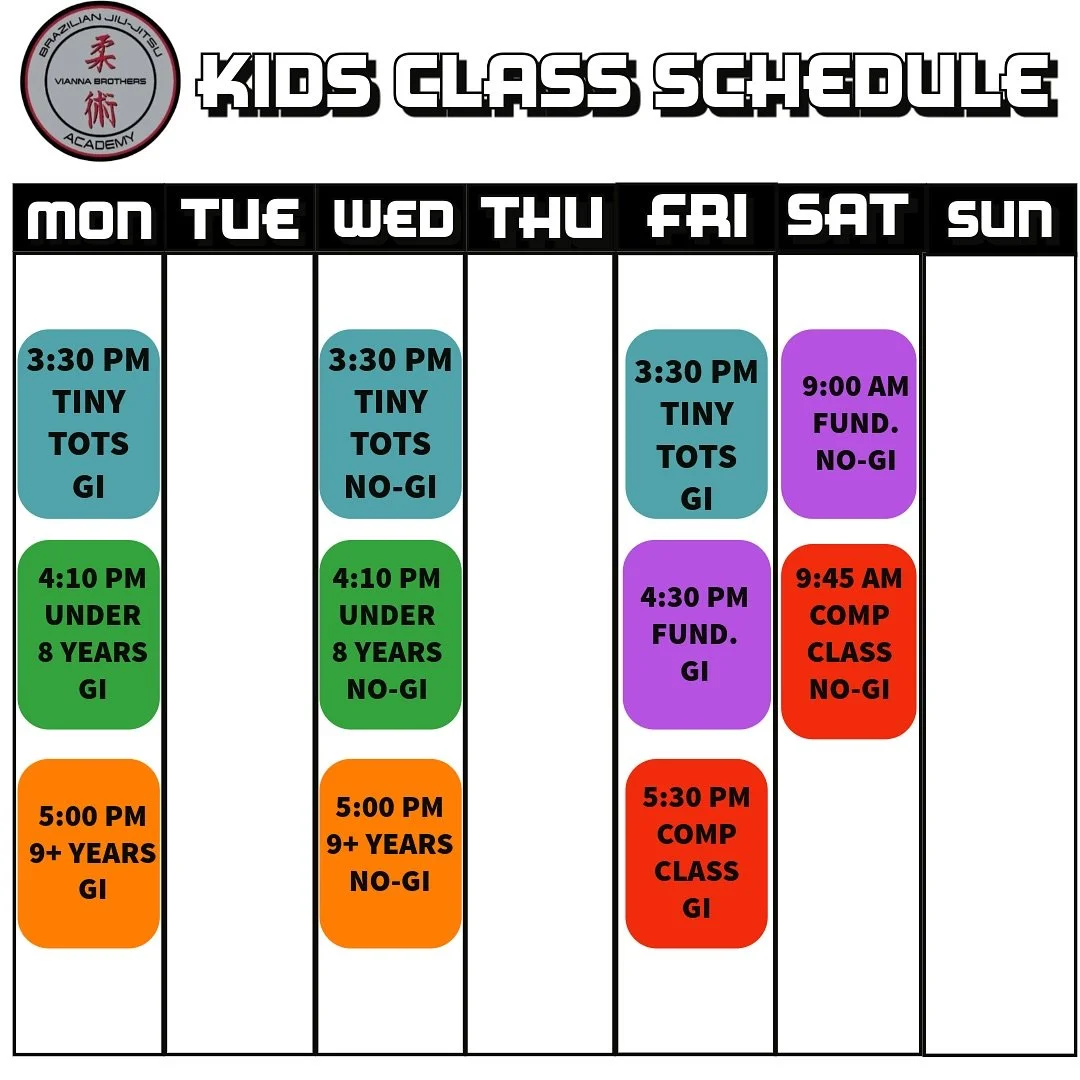 Kids Class Schedule ! Save! Screenshot!