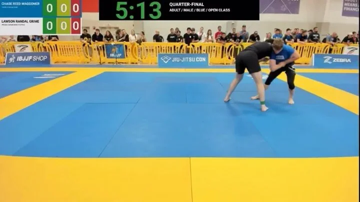 A big shoutout to @chase.waggoner !!! 🎉 Has been training for just 4 months and went and testing himself at IBJJF, even going up to blue belt for NOGI! Great work, we're so proud of you! Let's get back on the mats and plan for the next one! We see y