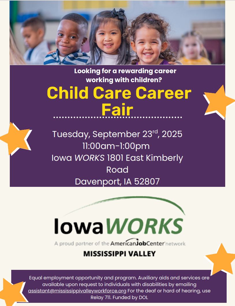 Scott County: Child Care Career Fair