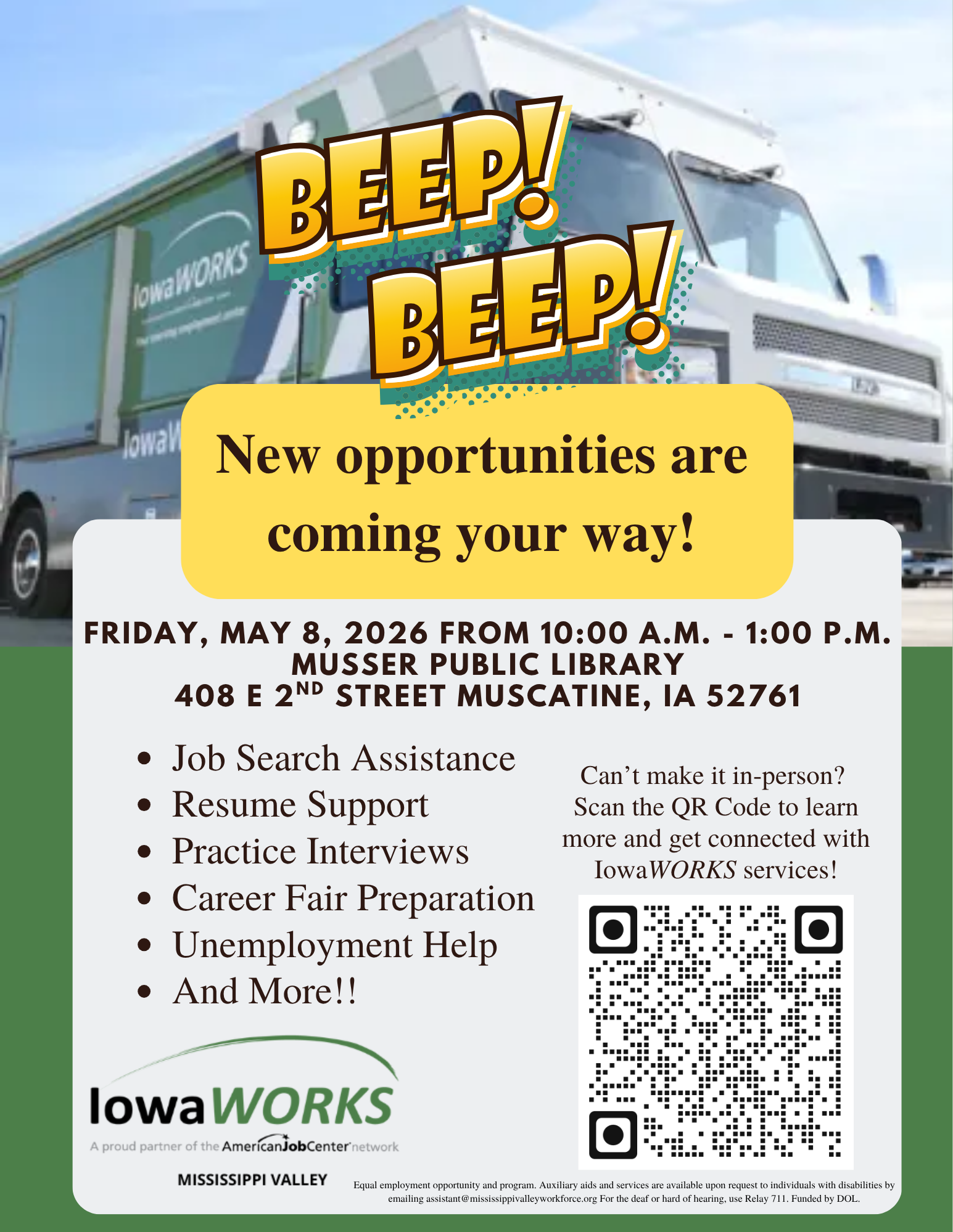 Muscatine County: Mobile Workforce Unit
