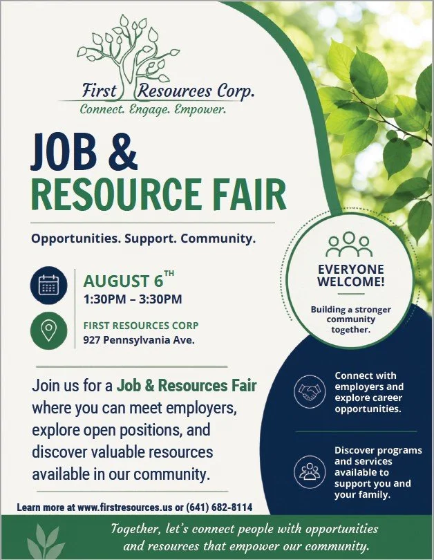 Ottumwa: First Resources Job & Resource Fair
