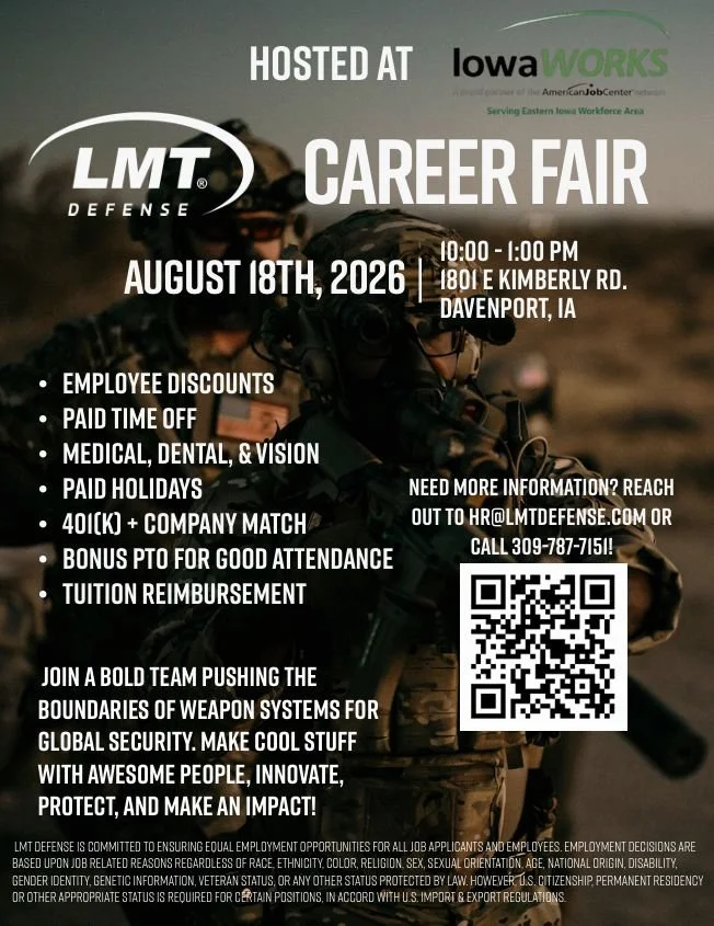 Davenport: LMT Defense Open Interviews