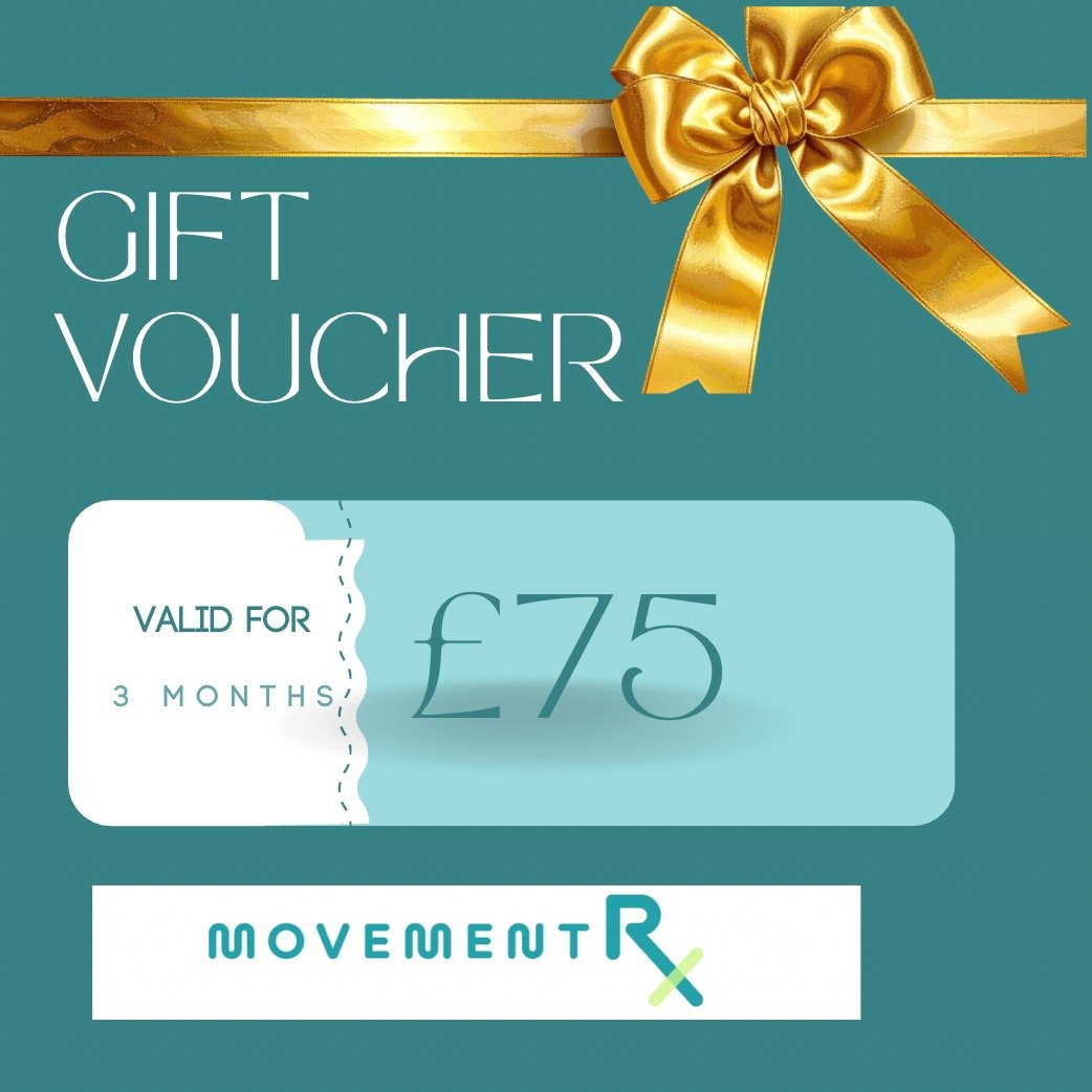 🎁 GIVE THE GIFT OF FEELING BETTER &mdash; &pound;75 MOVEMENT RX VOUCHERS NOW AVAILABLE

This year, give someone you love the one thing they actually need&hellip;
✨ Pain relief, mobility, strength and a real reset.

Movement RX gift vouchers are now 