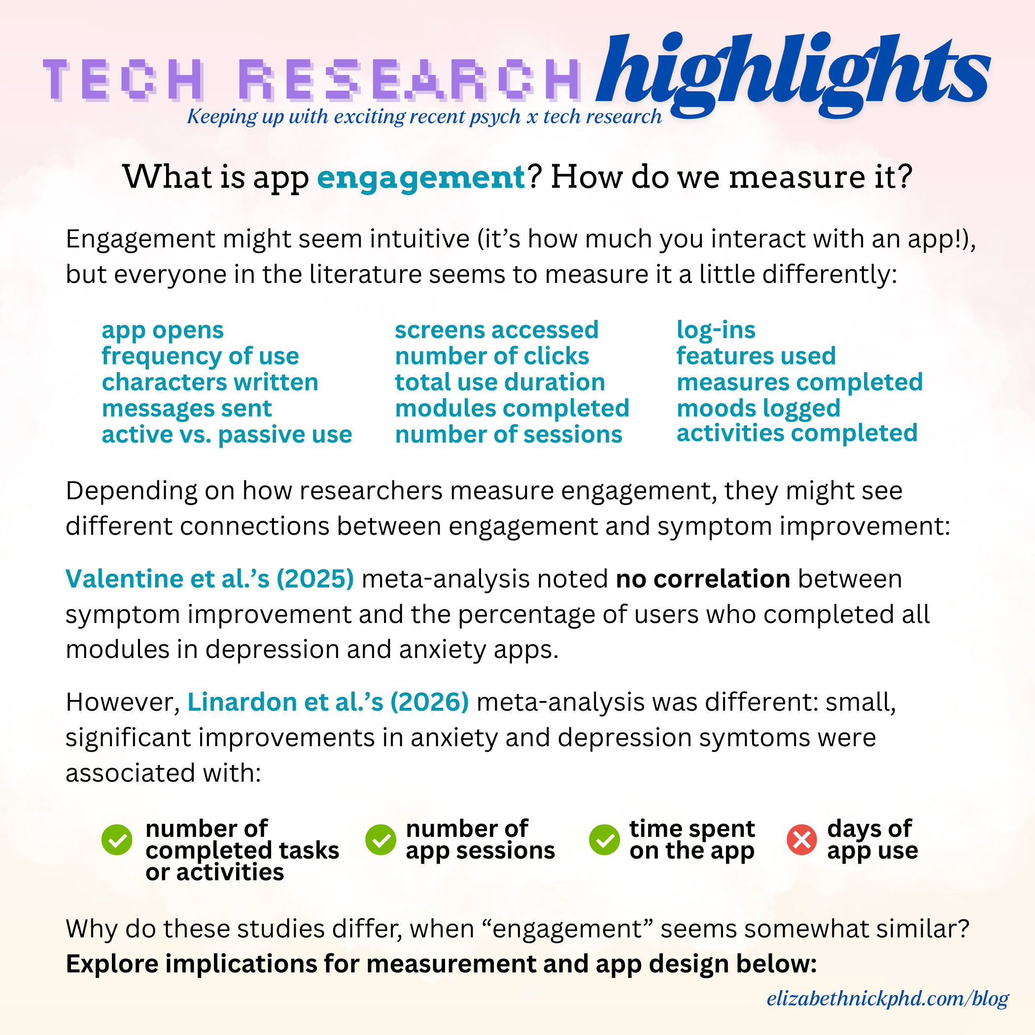 App engagement infographic