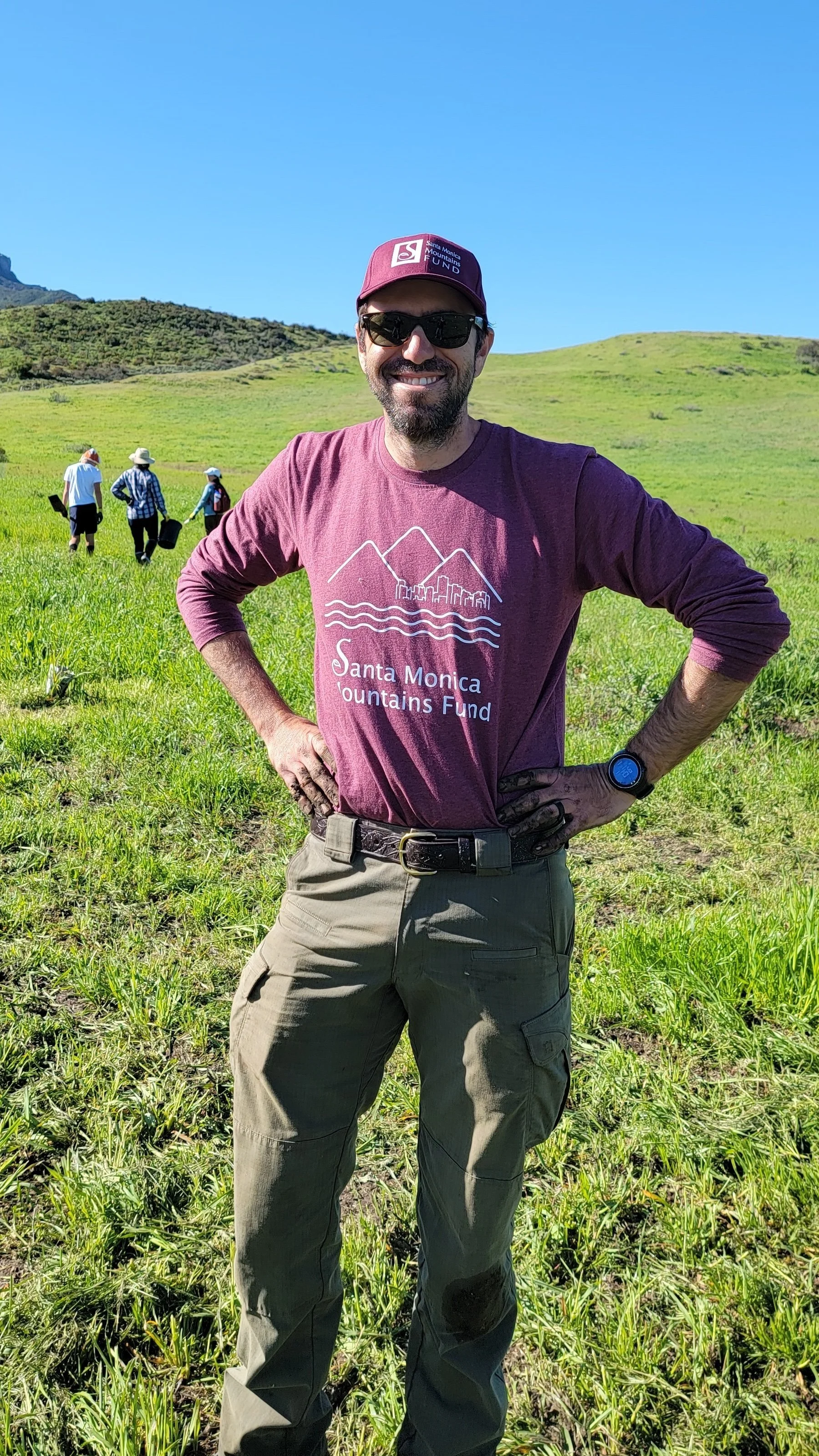  Matt Wells. Principal Field Lead of the Restoration Team who oversaw the planting of all 100,000 native plants and trees 