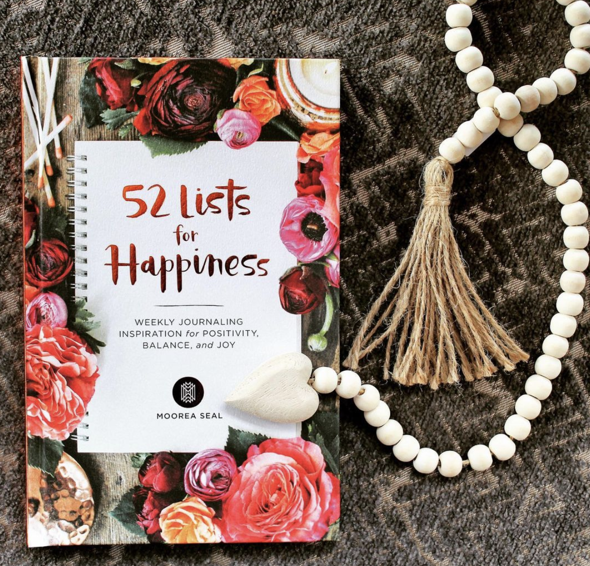 52 Lists for Happiness: Weekly Journaling Book by Moorea Seal