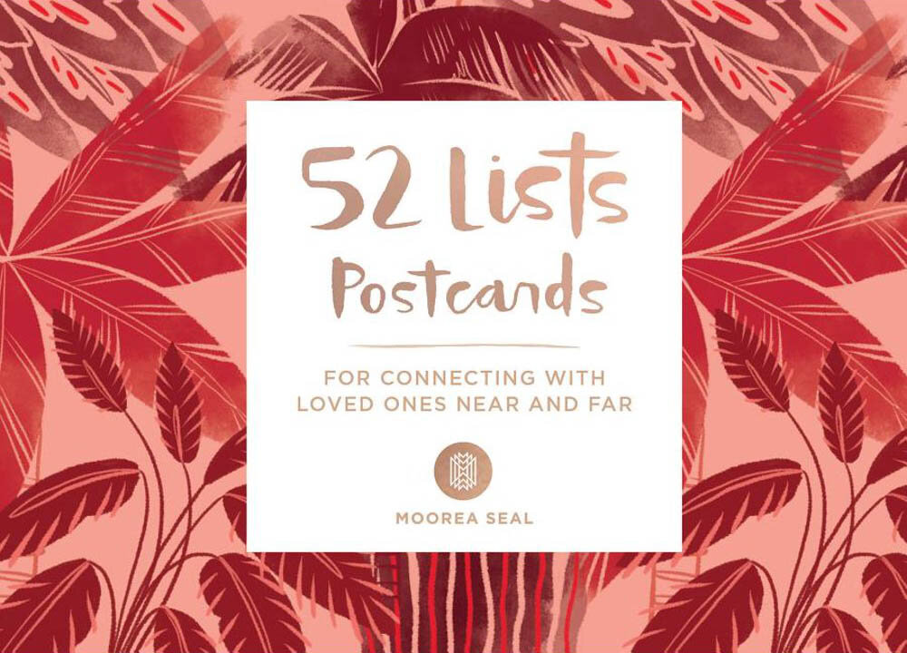 52 Lists Postcard Set