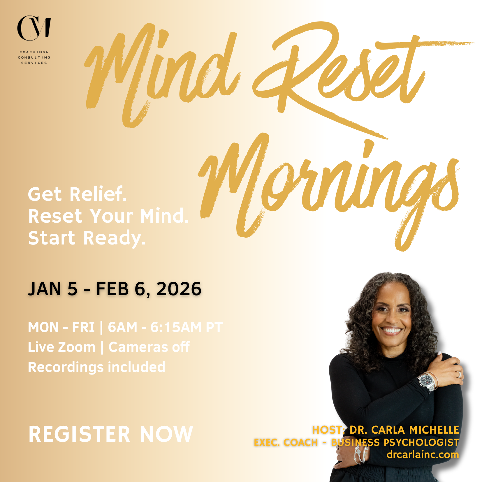 Mind Reset Mornings with Dr. Carla Michelle 
