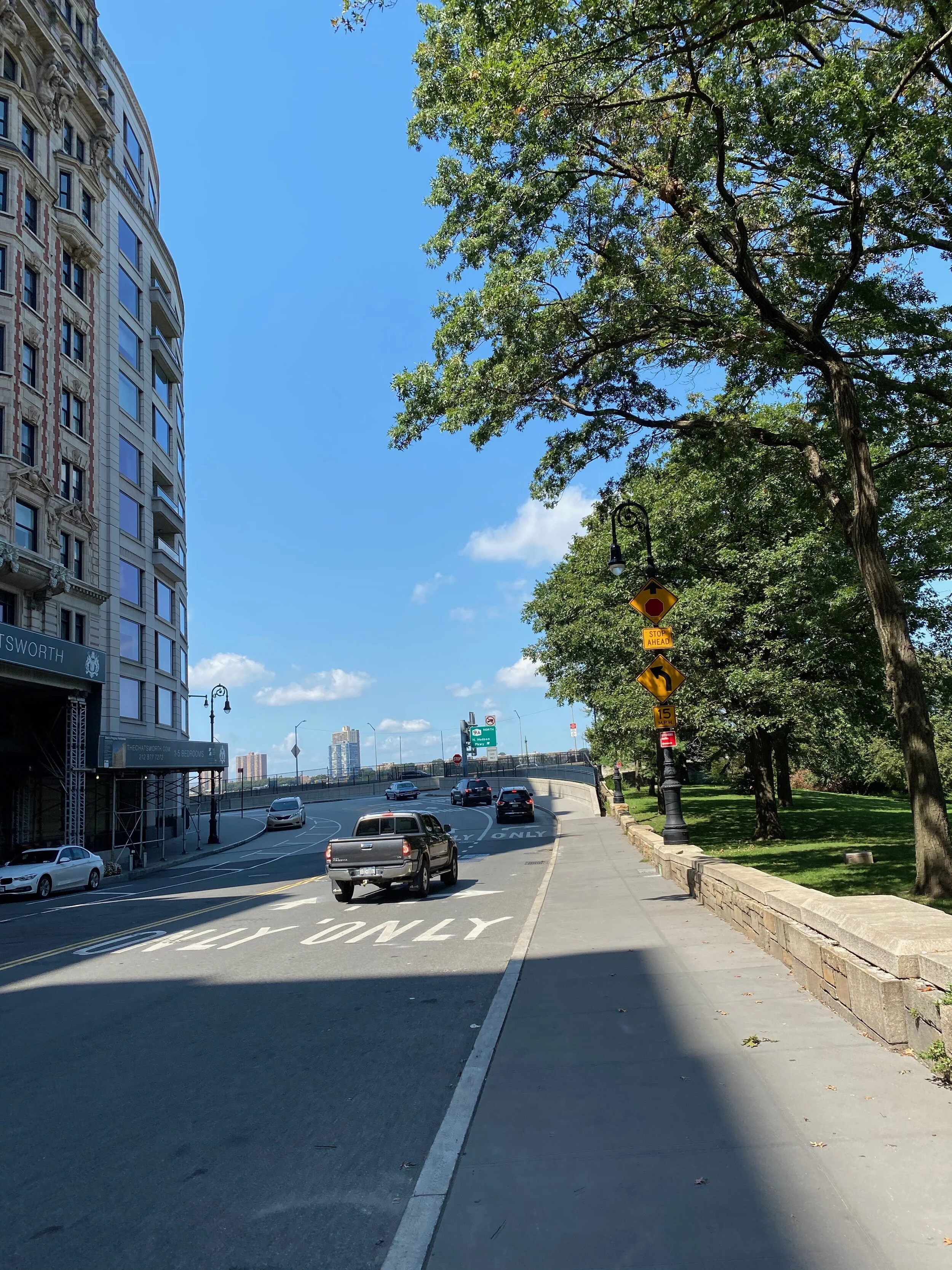 going west for a block! 72nd St.