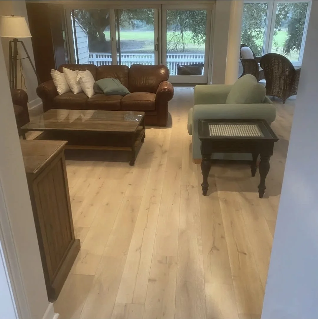 AFTER - INSTALLED FLOORING