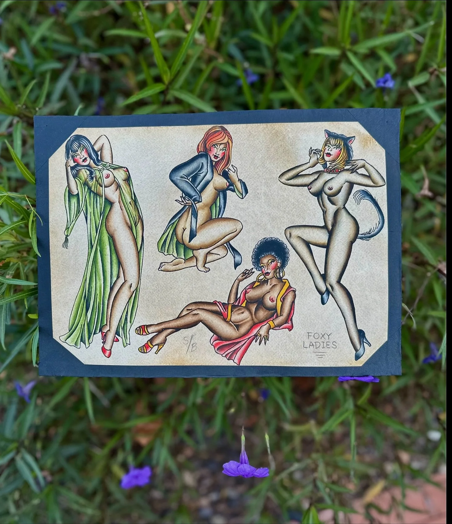 Your Grandma was Probably a 70&rsquo;s Fox!!! @foreverplaymates 
This Week I&rsquo;ve Got a Brand New Sheet of Groovy Gal that I&rsquo;m so Excited to Tattoo that I&rsquo;m Offering Them Up at the Special of $ 200 a Piece til the End of the Month.
To