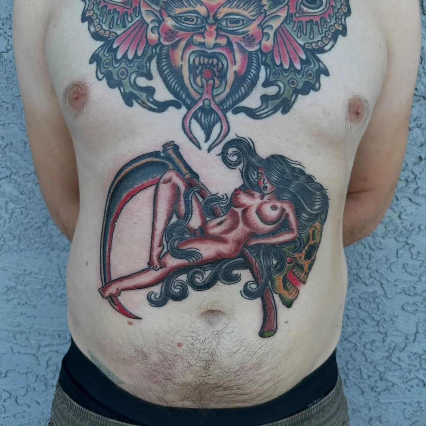 Most Traditional Design have a Long Legacy and Part of what I Do is to Continue that&hellip;Know Where to Find it&hellip;Reinterpret it&hellip;and Give it New Life by Tattooing it. Thanks @sinclair_guy for Seeing the Vision and Wearing it.