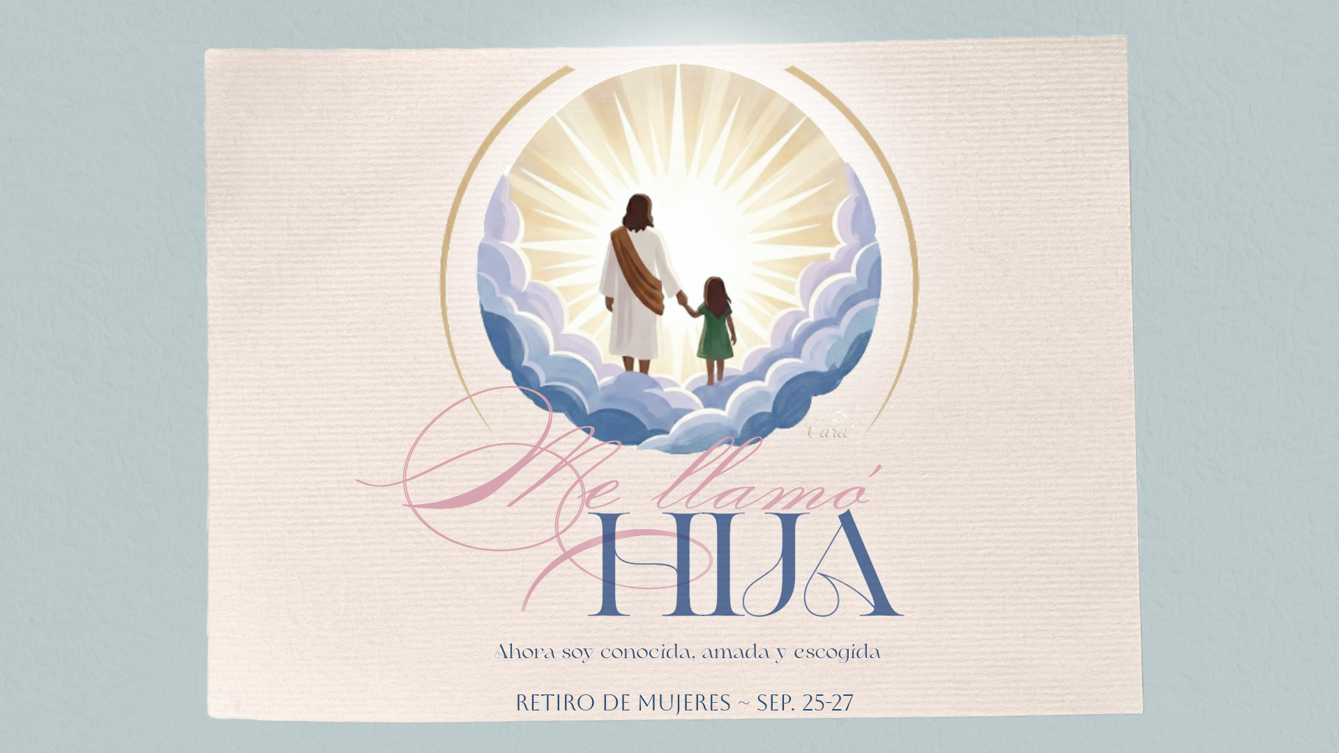 RETIRO DE MUJERES Septiembre 25-27.
Haz clic en la imagen para mas información.