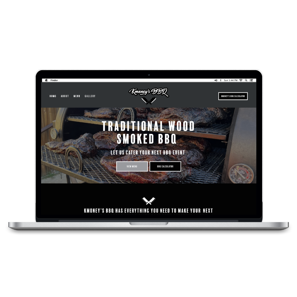 Website Design: BBQ Catering