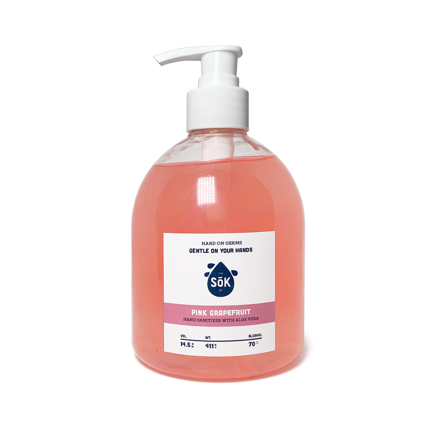 Pink Grapefruit Hand Sanitizer - Pump Bottle — The SOK Company