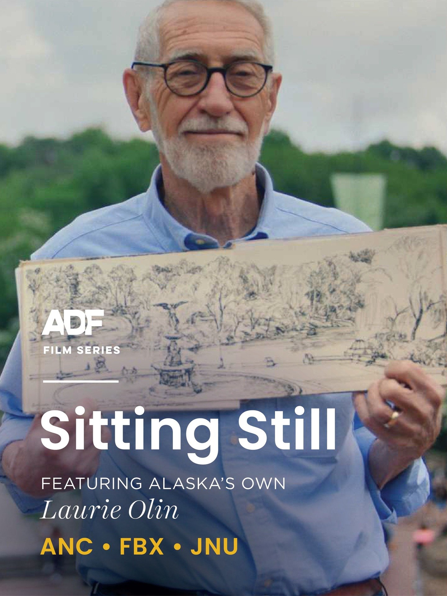 Join us in all three cities, February 25-27, 2026, for Sitting Still, an ADF Film Screening Event sponsored in conjunction with Anchorage Design Week!

We are thrilled to share this special screening of Sitting Still, a documentary on a notable Ameri