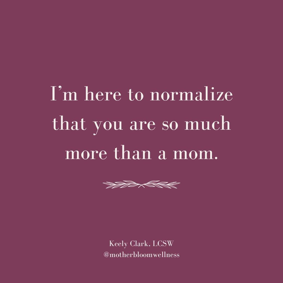 Over many years since becoming a mother, I've finally begun to understand and accept that when I acknowledge and prioritize my other-than-a-mother parts &mdash; That's when I feel happiest in my self and my life as a mom. 
.
So why do so many of us b