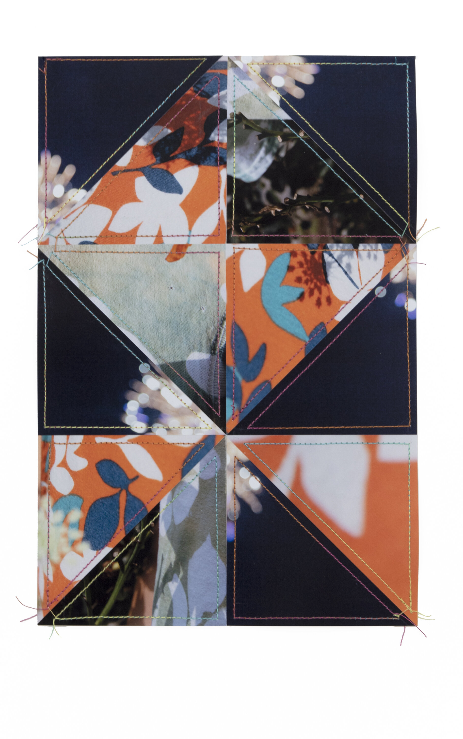 Pattern Sample (orange and blue)