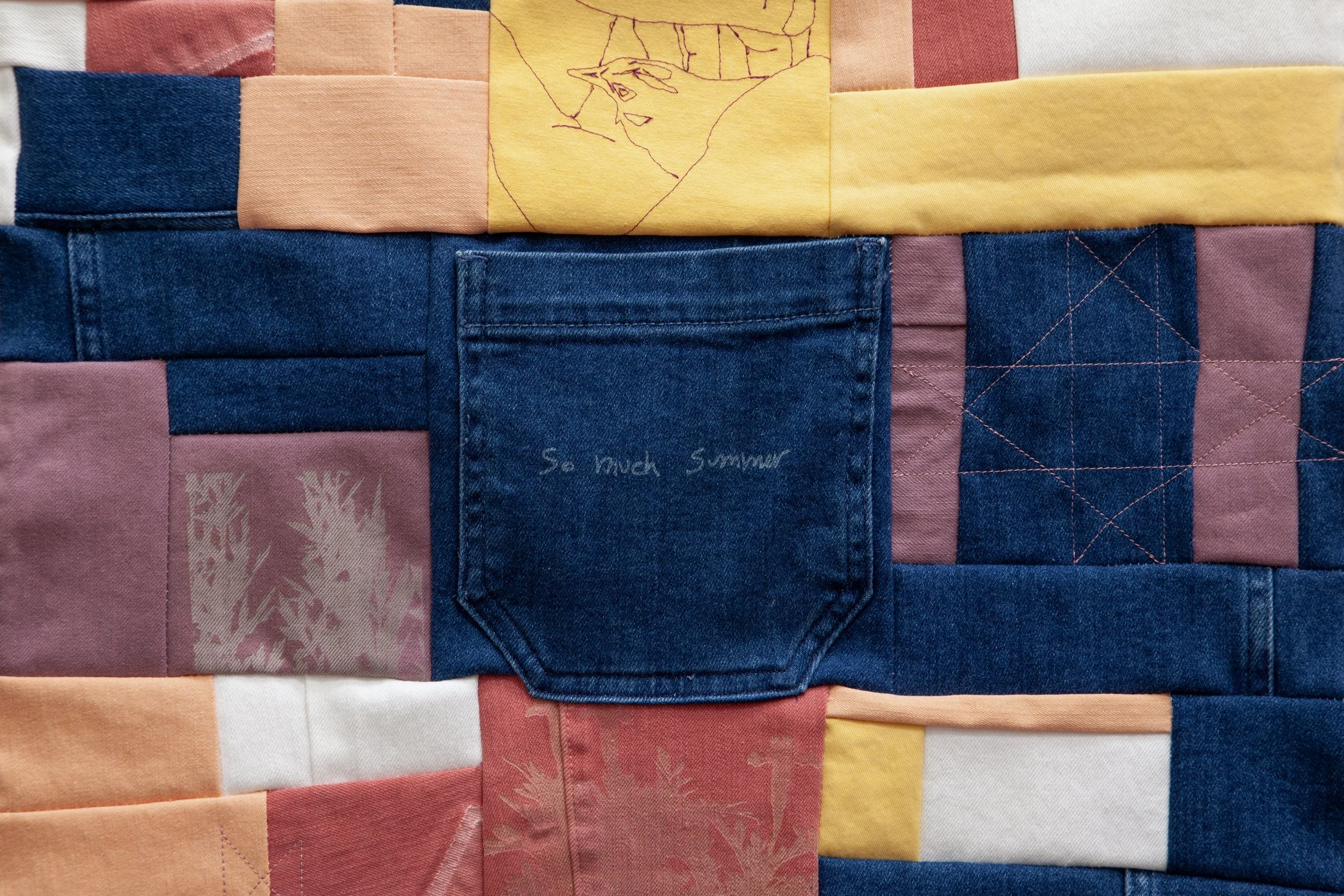 Pieced together- So much summer (detail),  2026