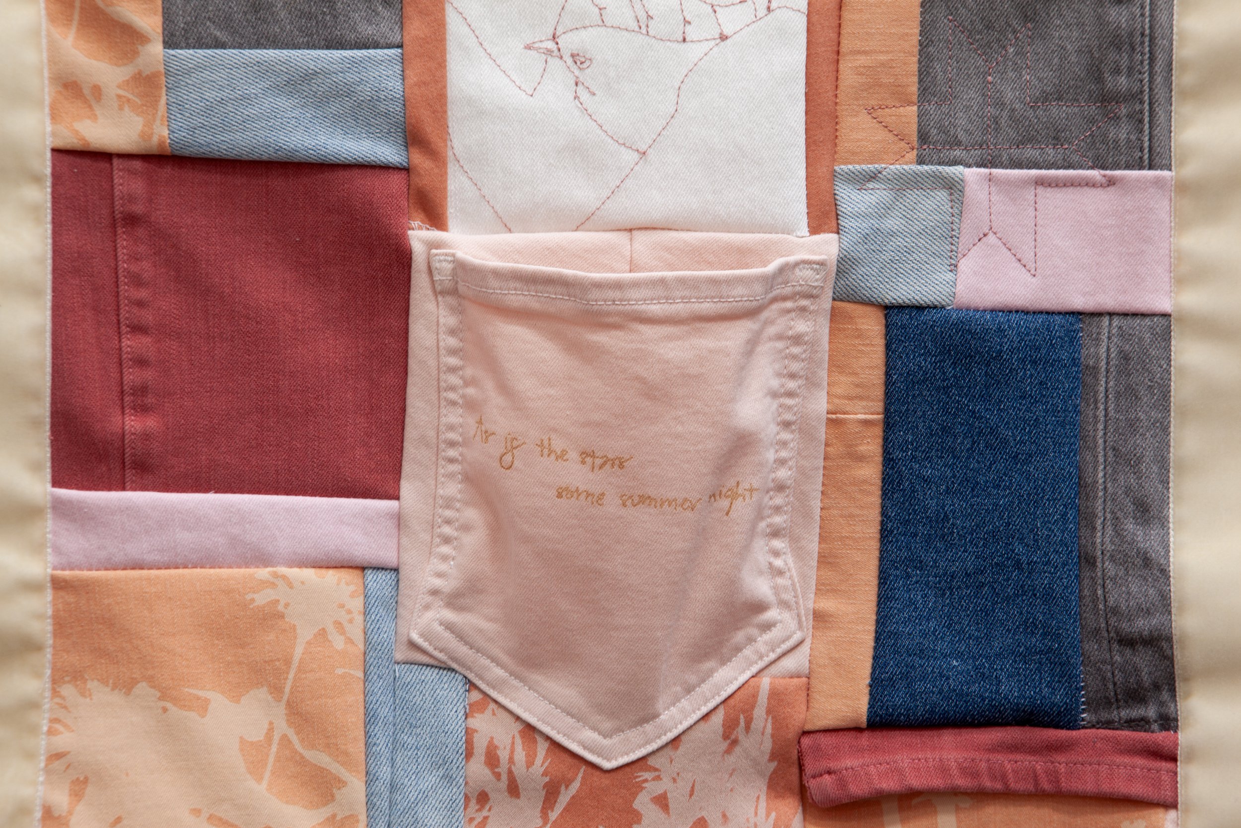 Pieced together- As if the stars some summer night  (detail), 2026