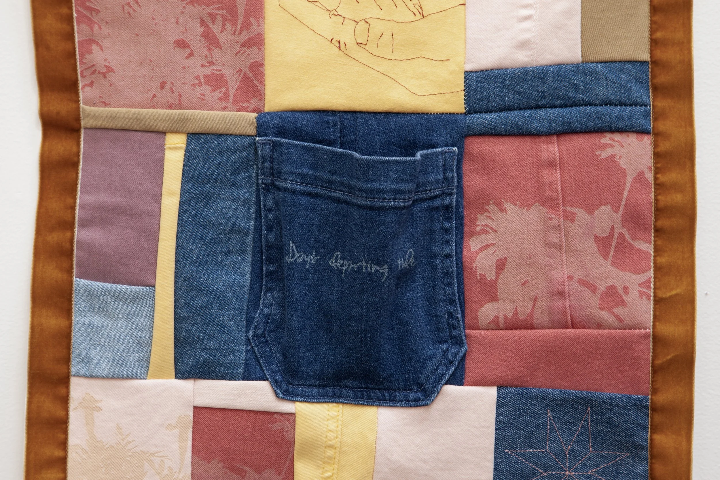 Pieced together- Days departing tide (detail),  2026