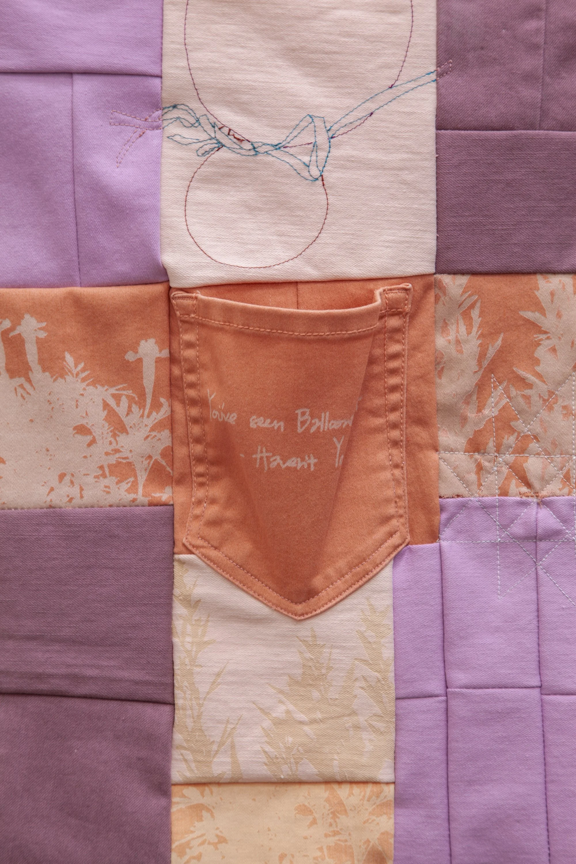 Pieced together- You’ve seen balloons set, haven’t you? (detail), 2026