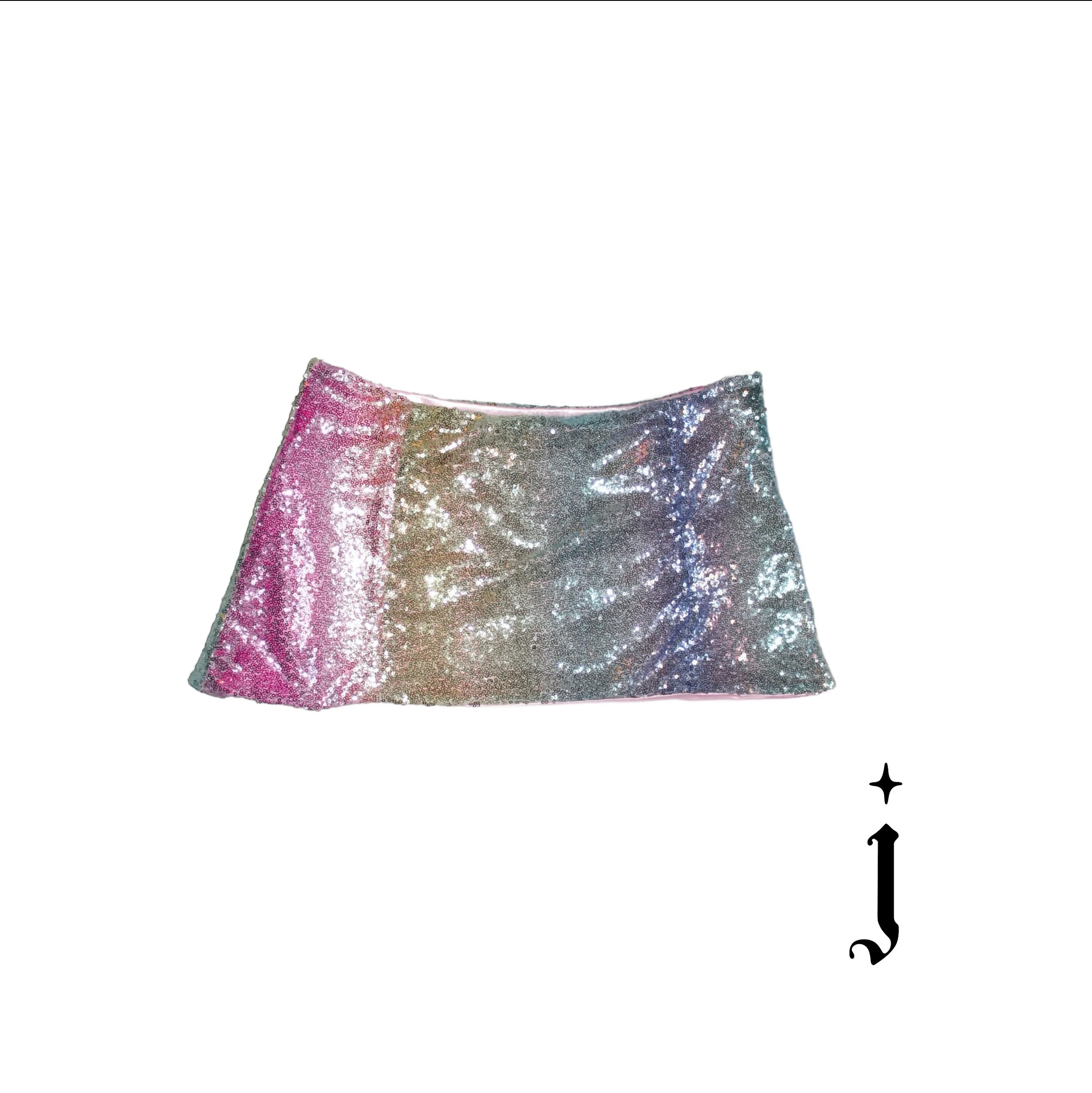 Micro Mini Rainbow Skirt