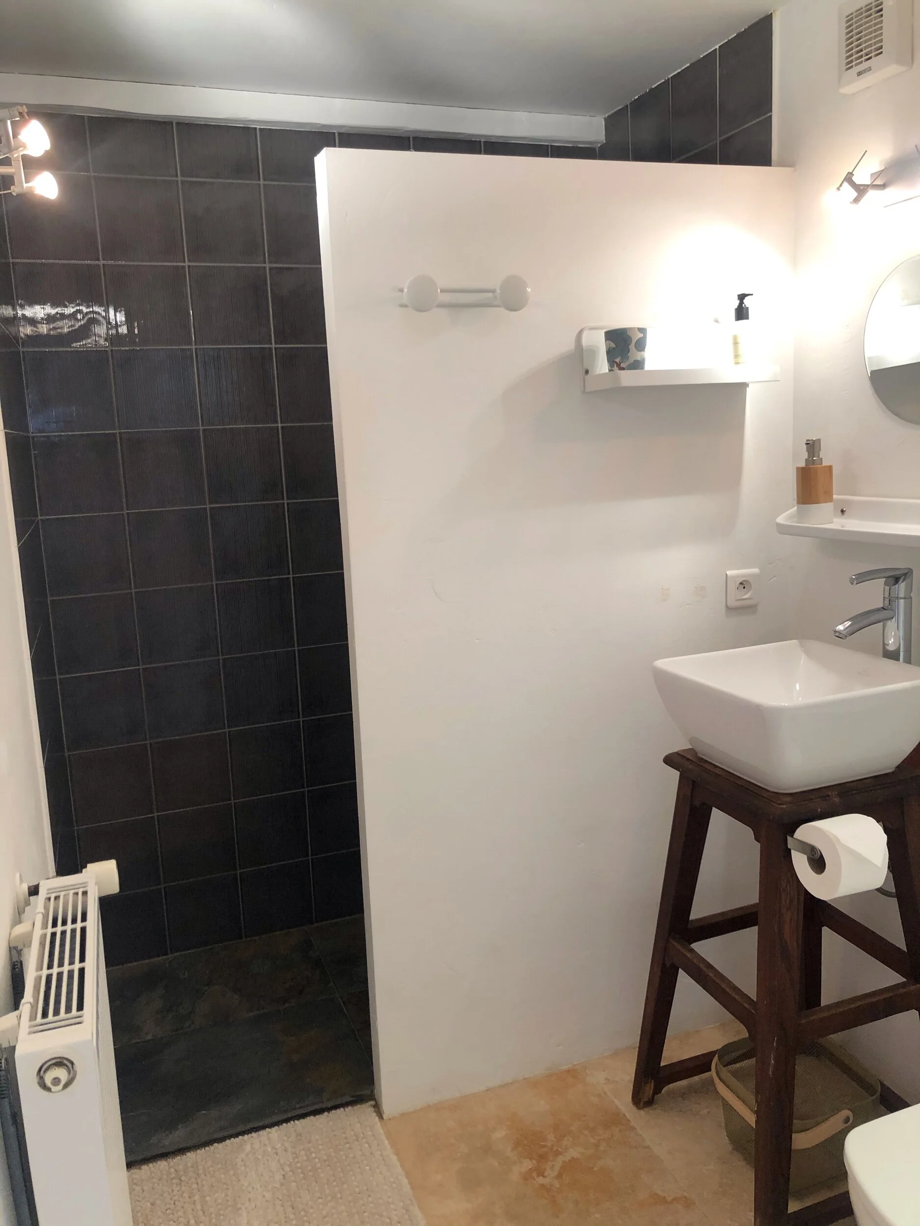 Downstairs shower room