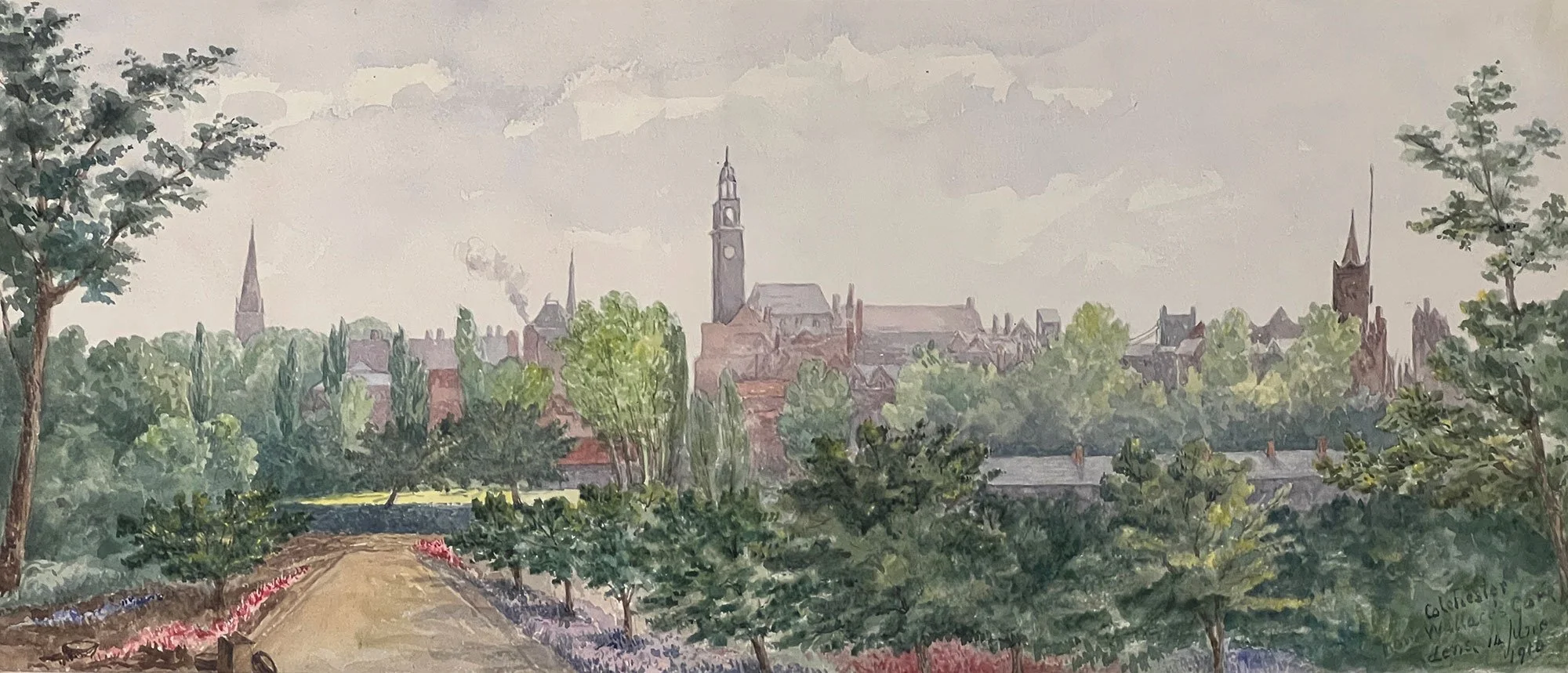 British School, Colchester Looking From Wallace Gardens