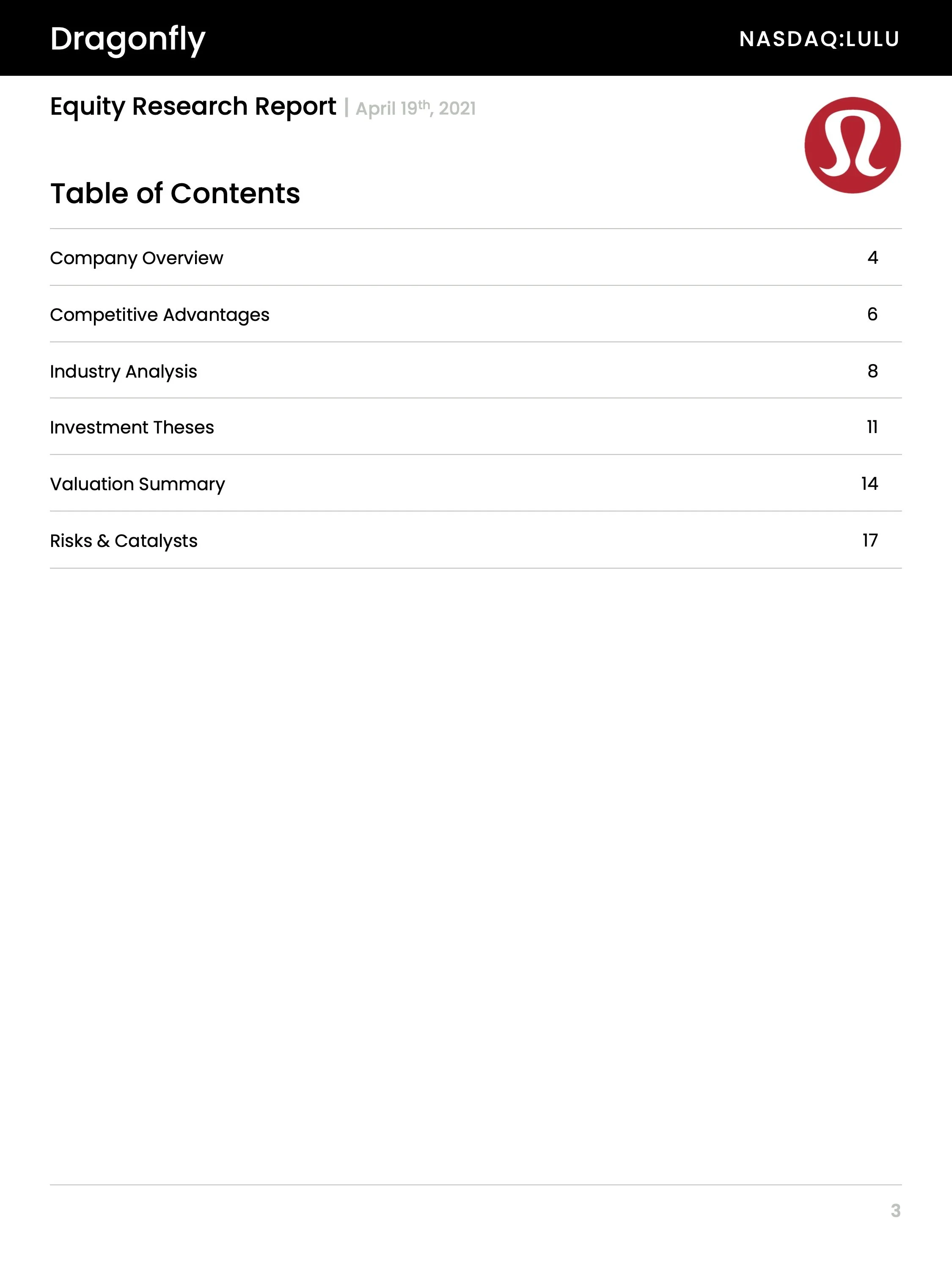 lululemon company overview
