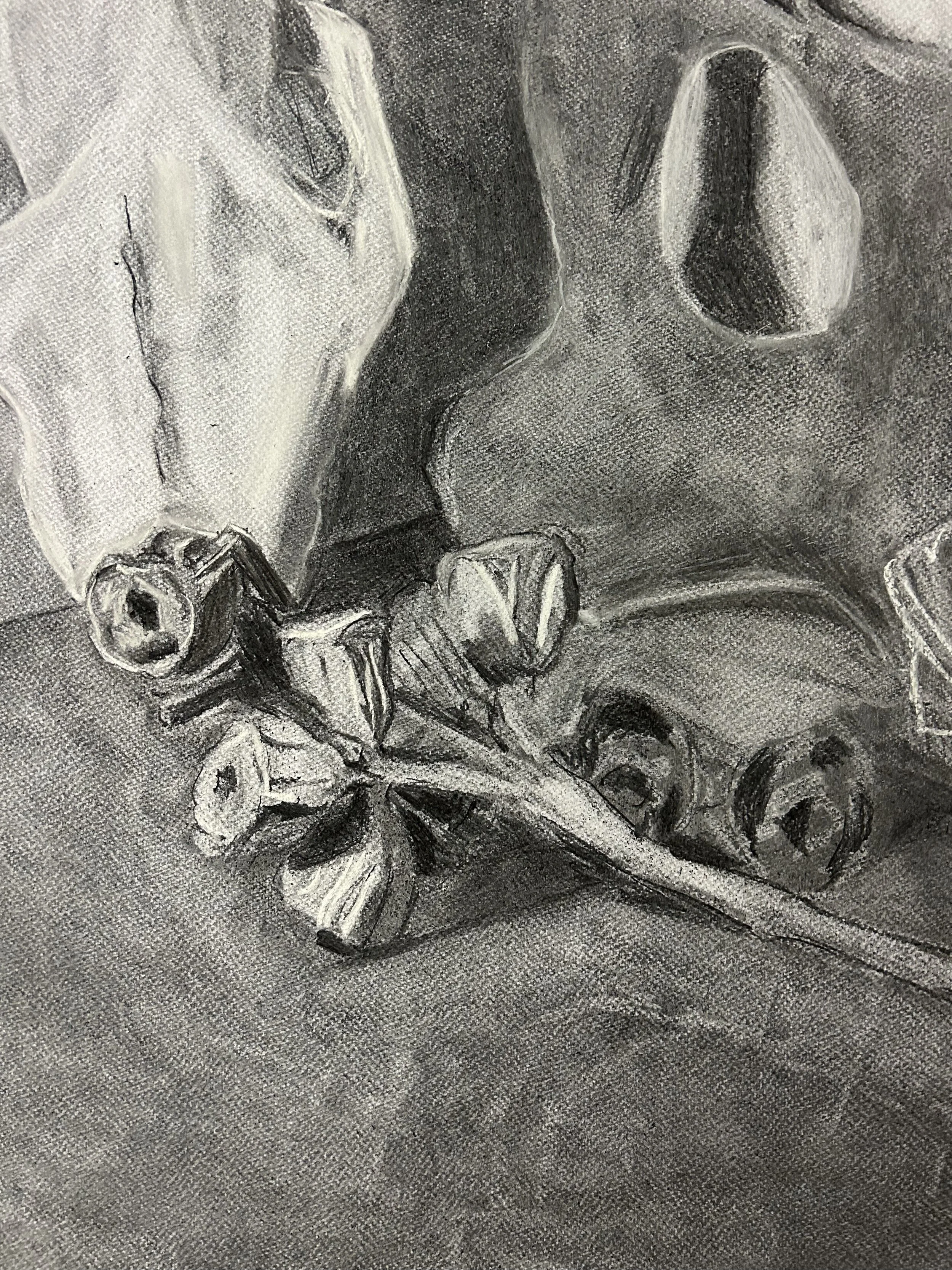 Charcoal on paper