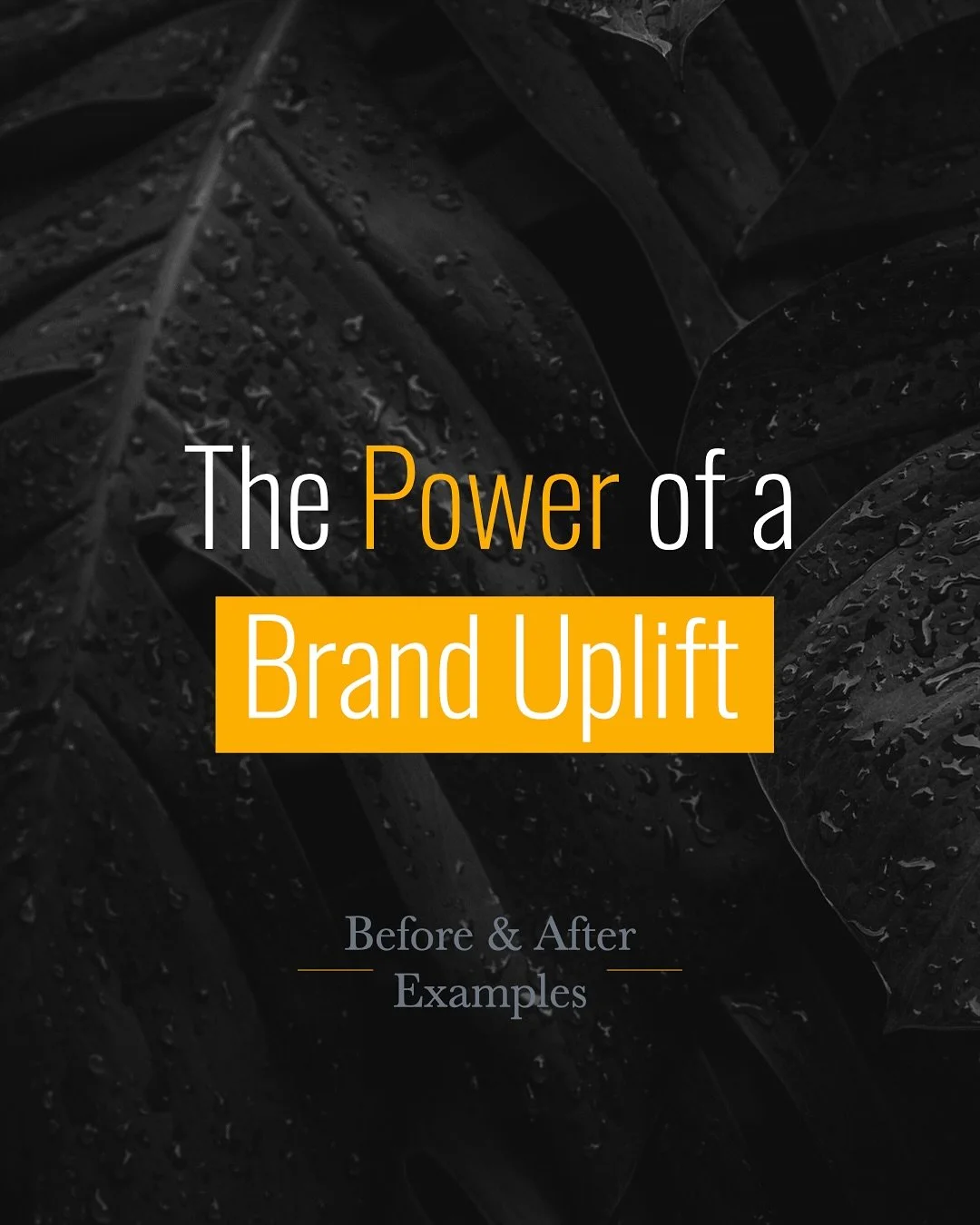 Over time, brands evolve, markets shift, and what once worked may no longer reflect who you are. A strategic brand uplift isn&rsquo;t just about aesthetics; it&rsquo;s about enhancing recognition, improving relevance, and making a lasting impact. 

S