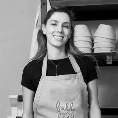 A black-and-white photo of Ziad Ghanem