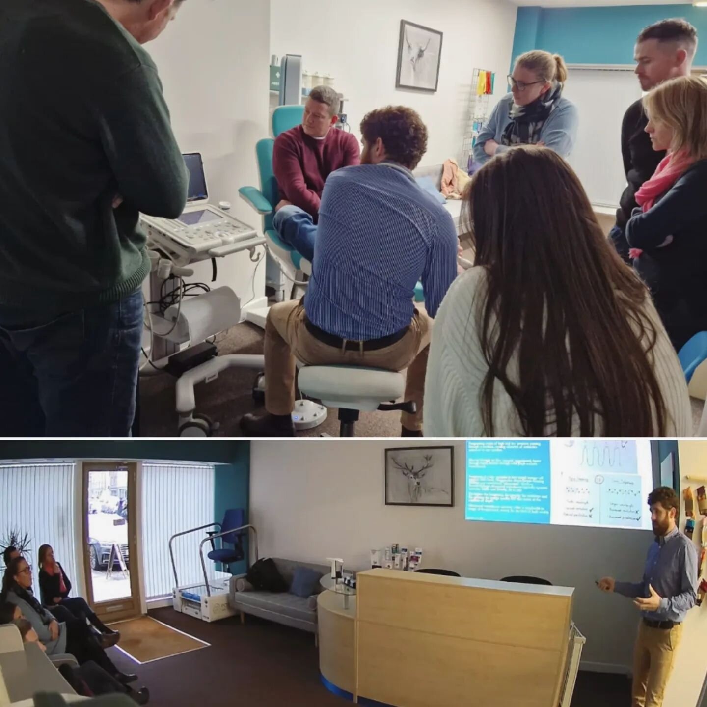 Had the absolute pleasure of hosting our first face-to-face CPD event since before the pandemic yesterday. 😁

Really fun to catch up with colleagues in Podiatry and Orthopaedics, getting some hands-on practice with diagnostic ultrasound and chatting