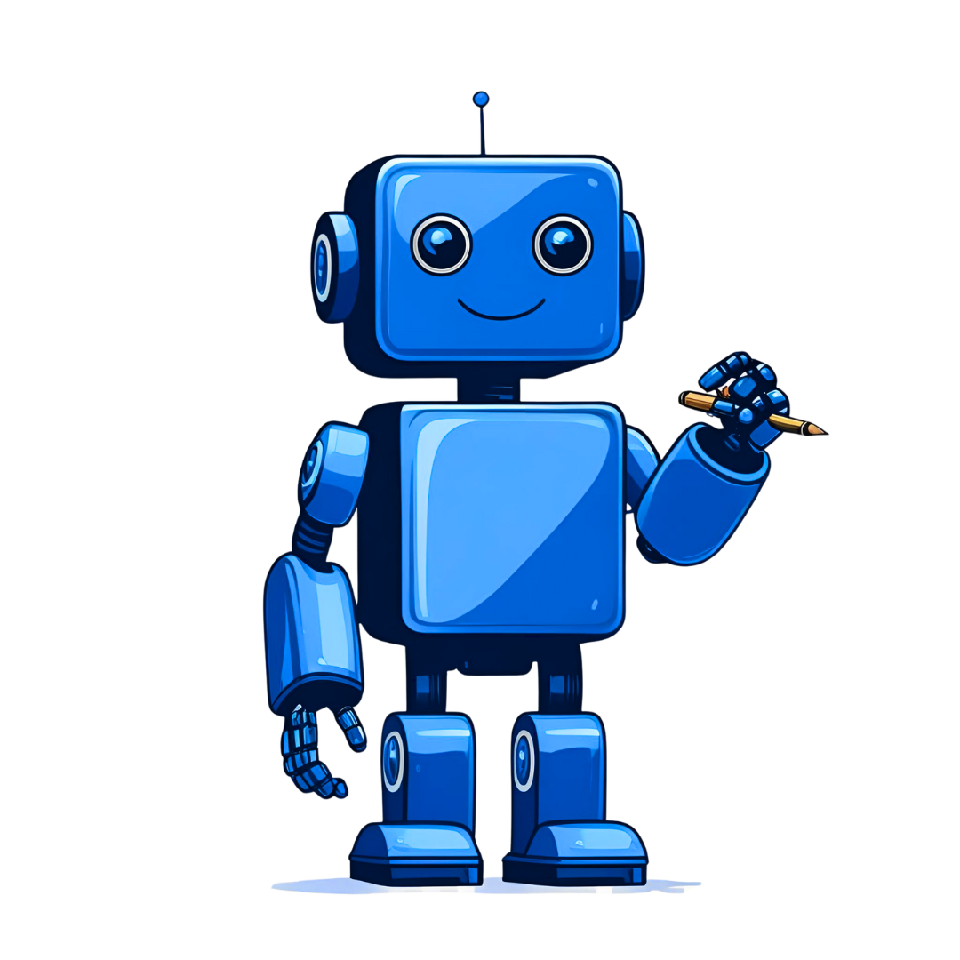 Pictogramme d'assistant personal branding (version bleu : bootcamp)