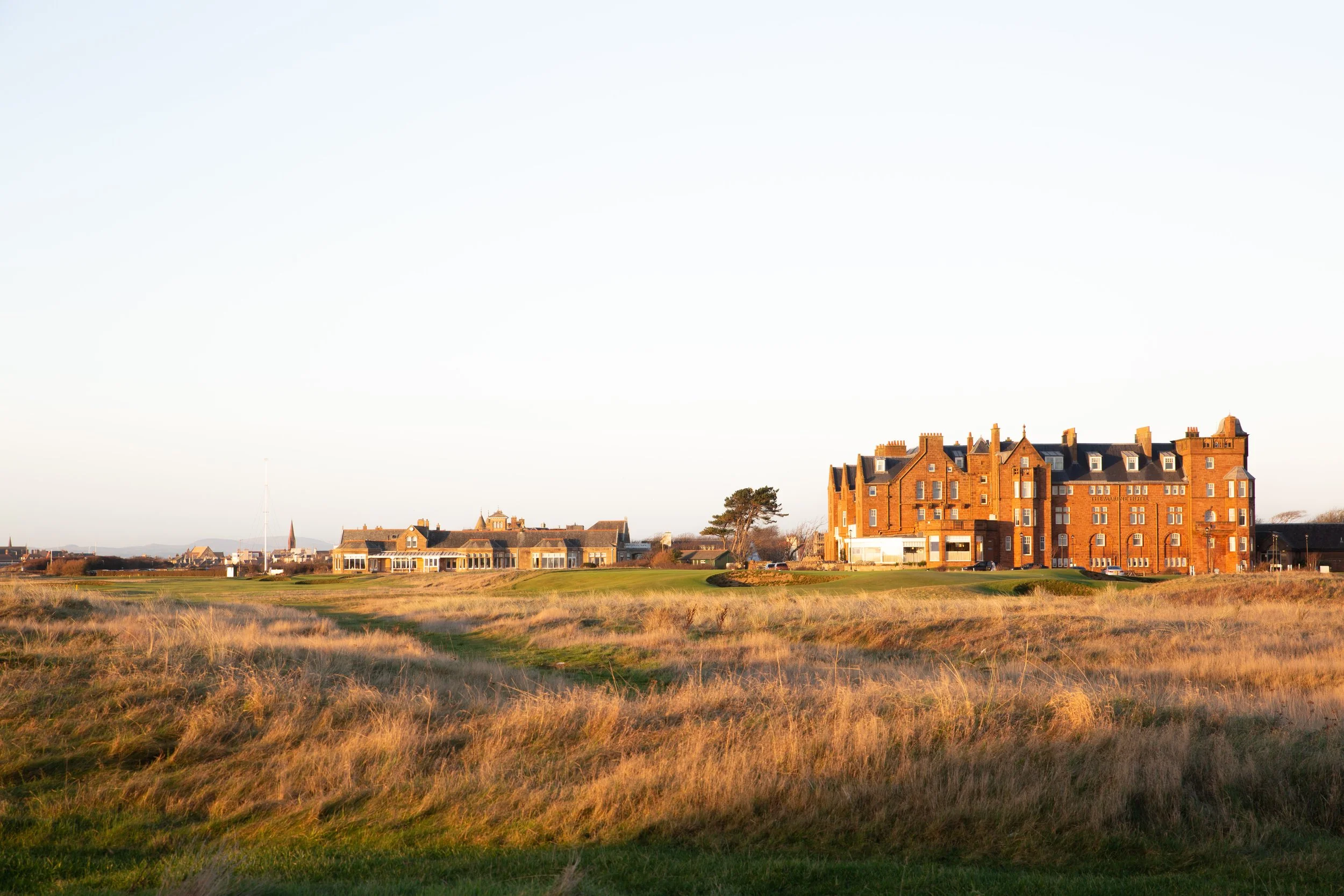 Royal Troon Golf Course and Club, taken from Blackrock House.