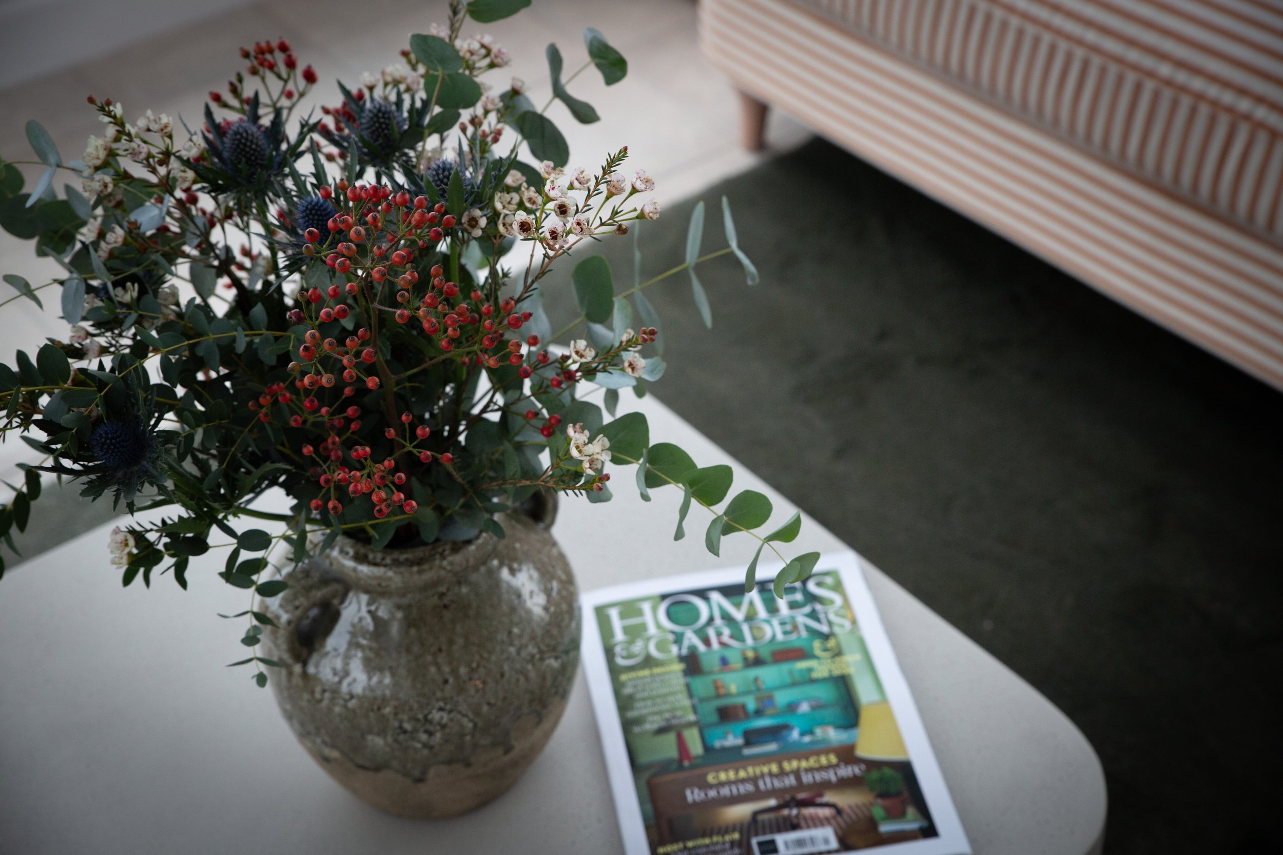 A lifestyle photo of the conservatory at Blackrock House in Troon.