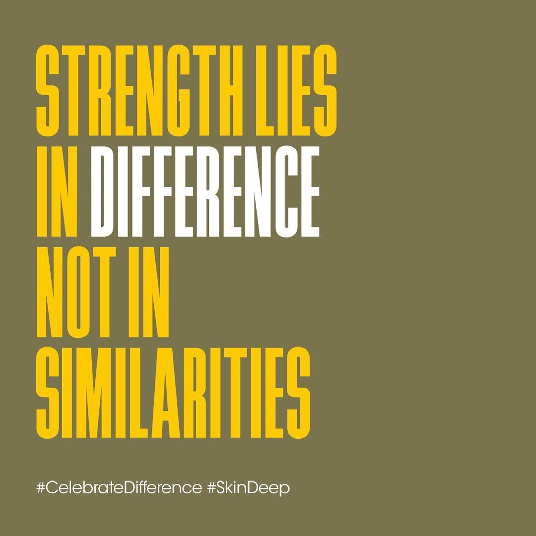 We need to celebrate our differences, embrace what makes us beautifully unique and be more accepting of each other. 

#celebratedifference
#representationmatters
#diversitymatters
#myskindeep
#setthetone
#inclusivity
#inclusion
#socialgood
#community