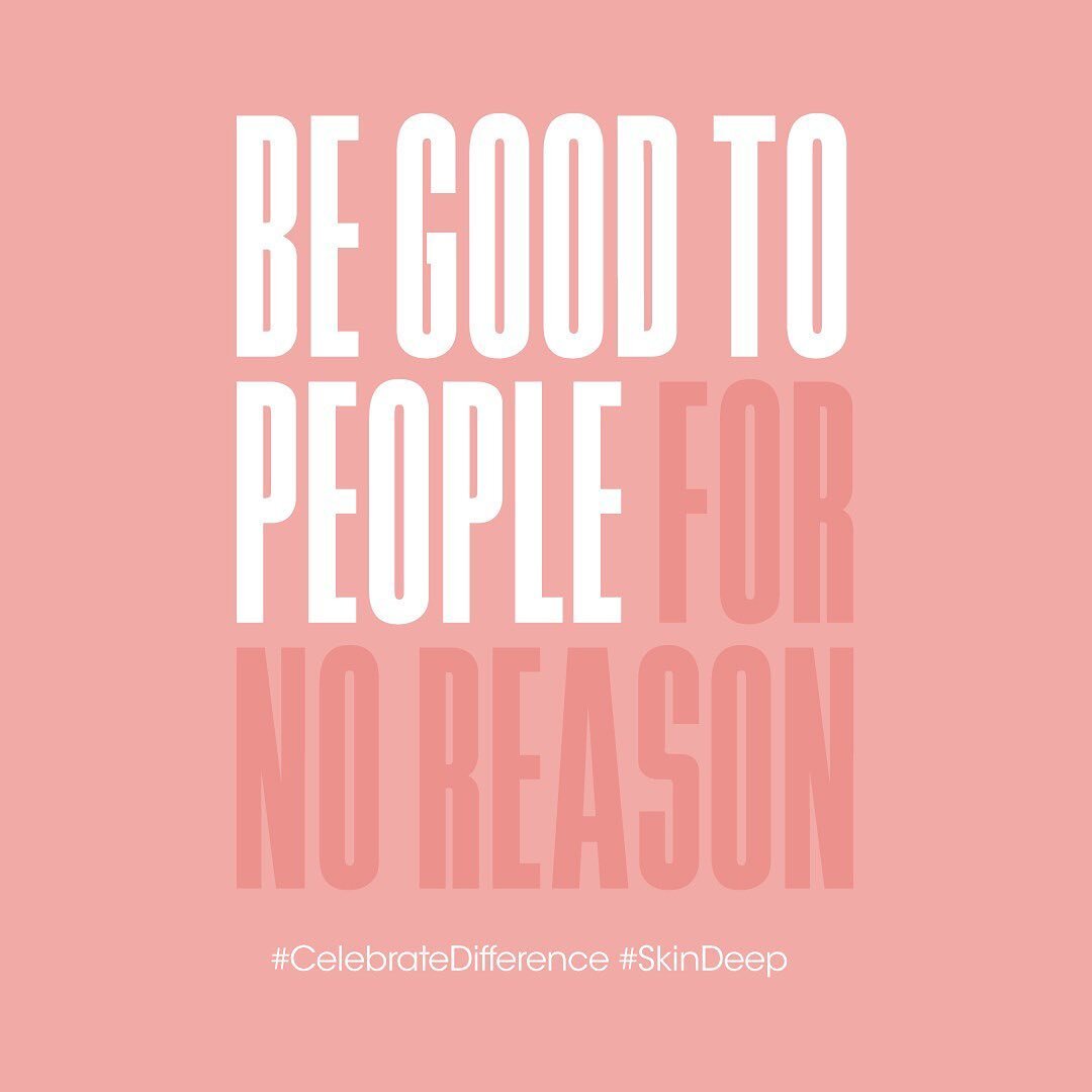 Be the reason someone smiles today. Do something good for someone today. 

#setthetone
#inclusion
#socialgood
#changemakers
#diversity
#celebratedifference