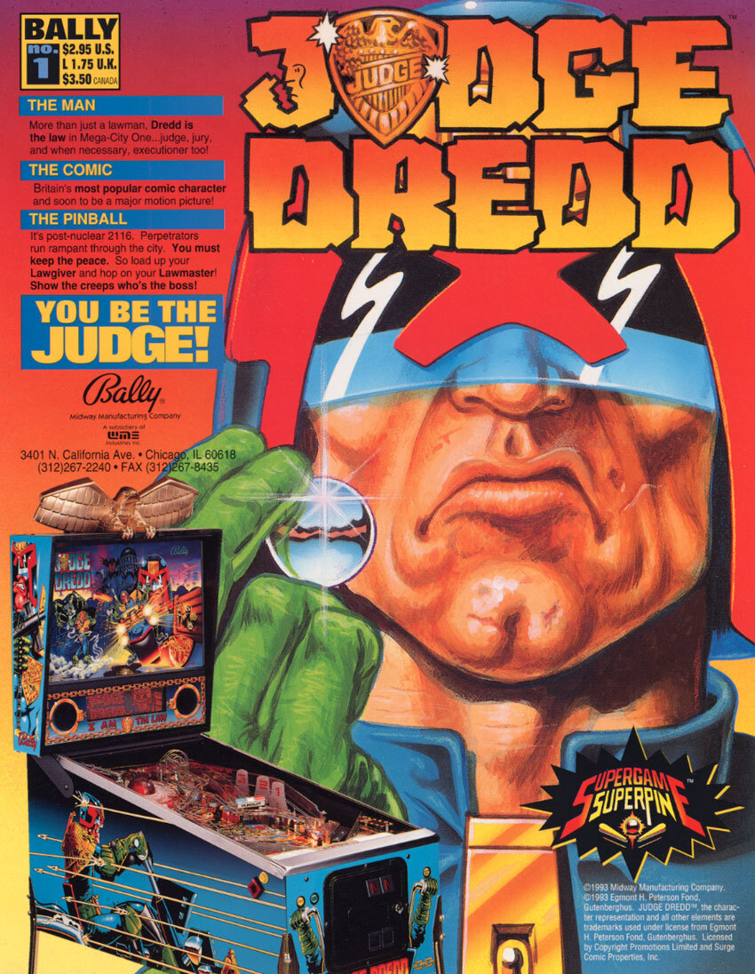 Judge Dredd / Bally Midway / 1993