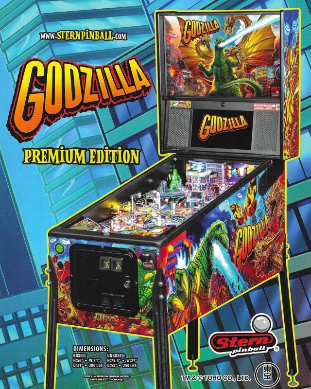 Godzilla Premium / Stern / 2021