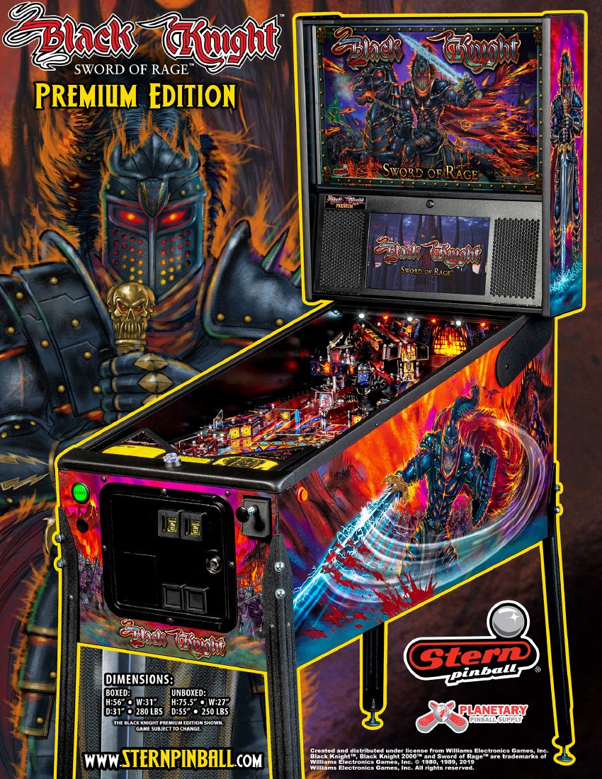 Black Knight Sword of Rage / Stern / 2019
