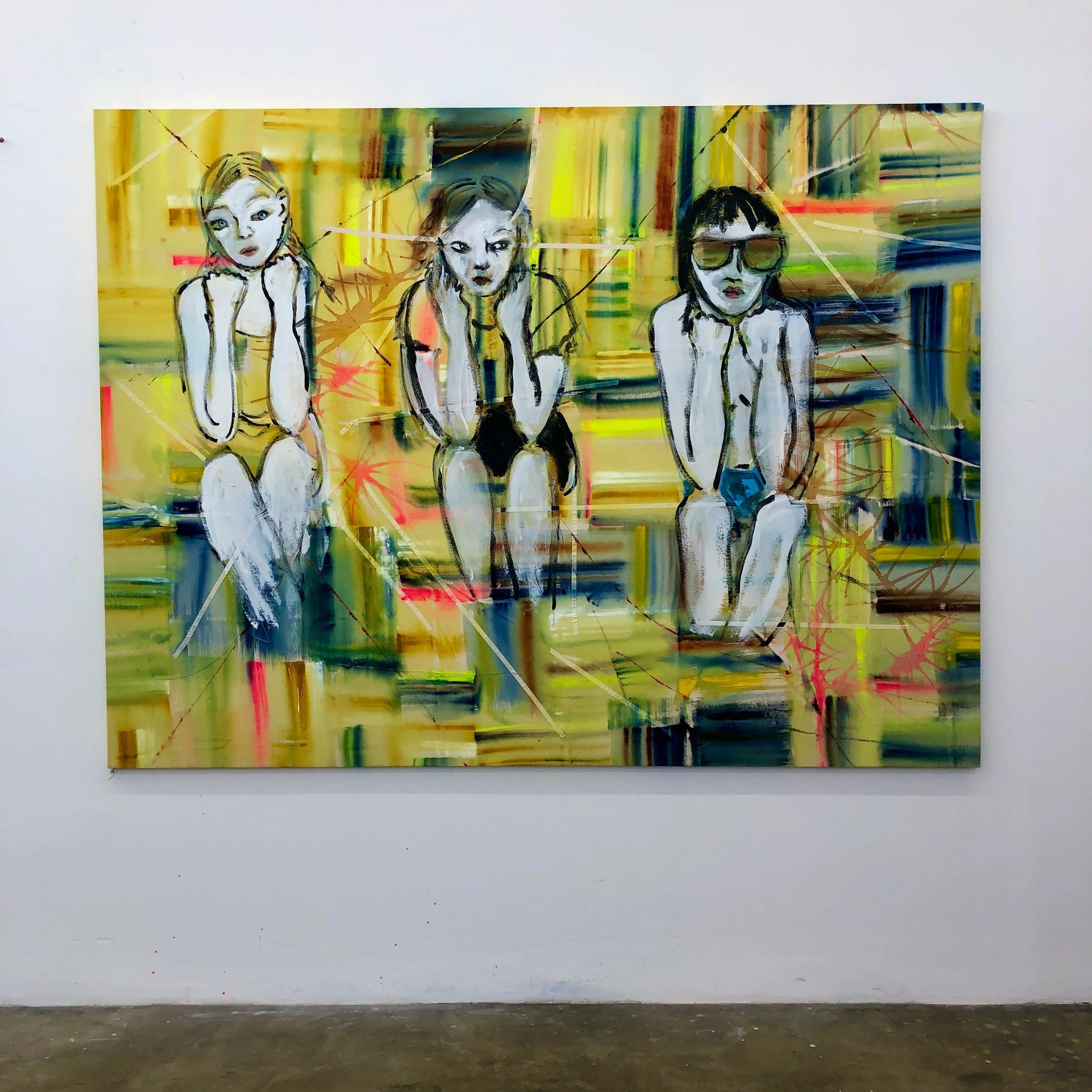 Nightshade, 2020, acrylic on canvas, 60x80 inches