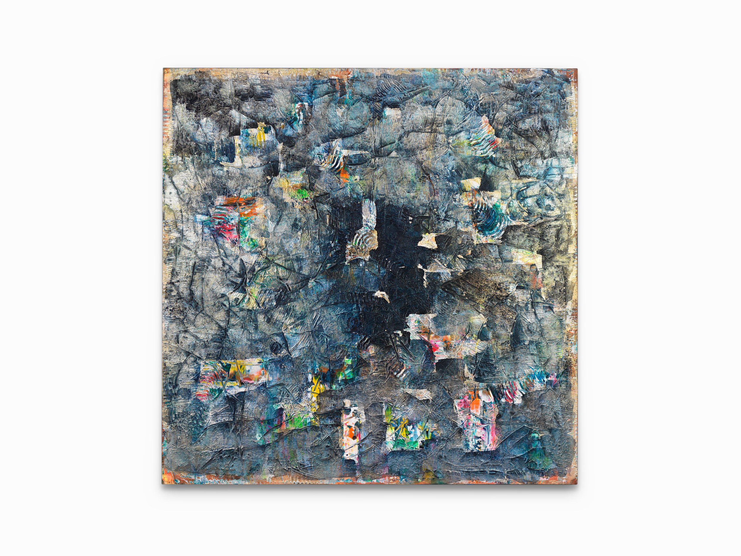 Solitary Pathways 2023, acrylic on linen, 48 x48 inches