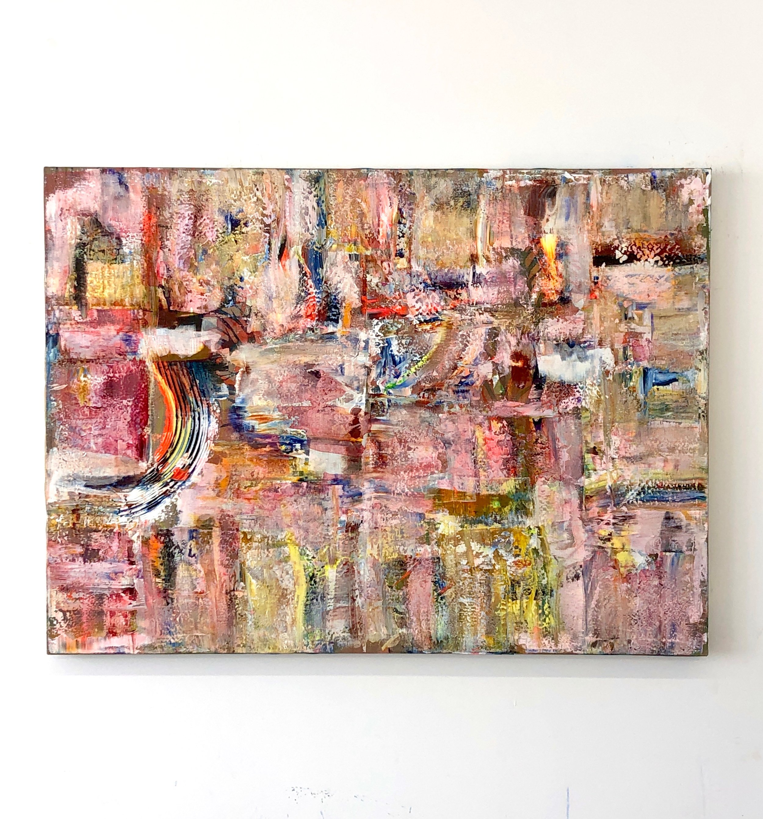 Hours of Prayer, 2021, acrylic on linen, 44x60 inches