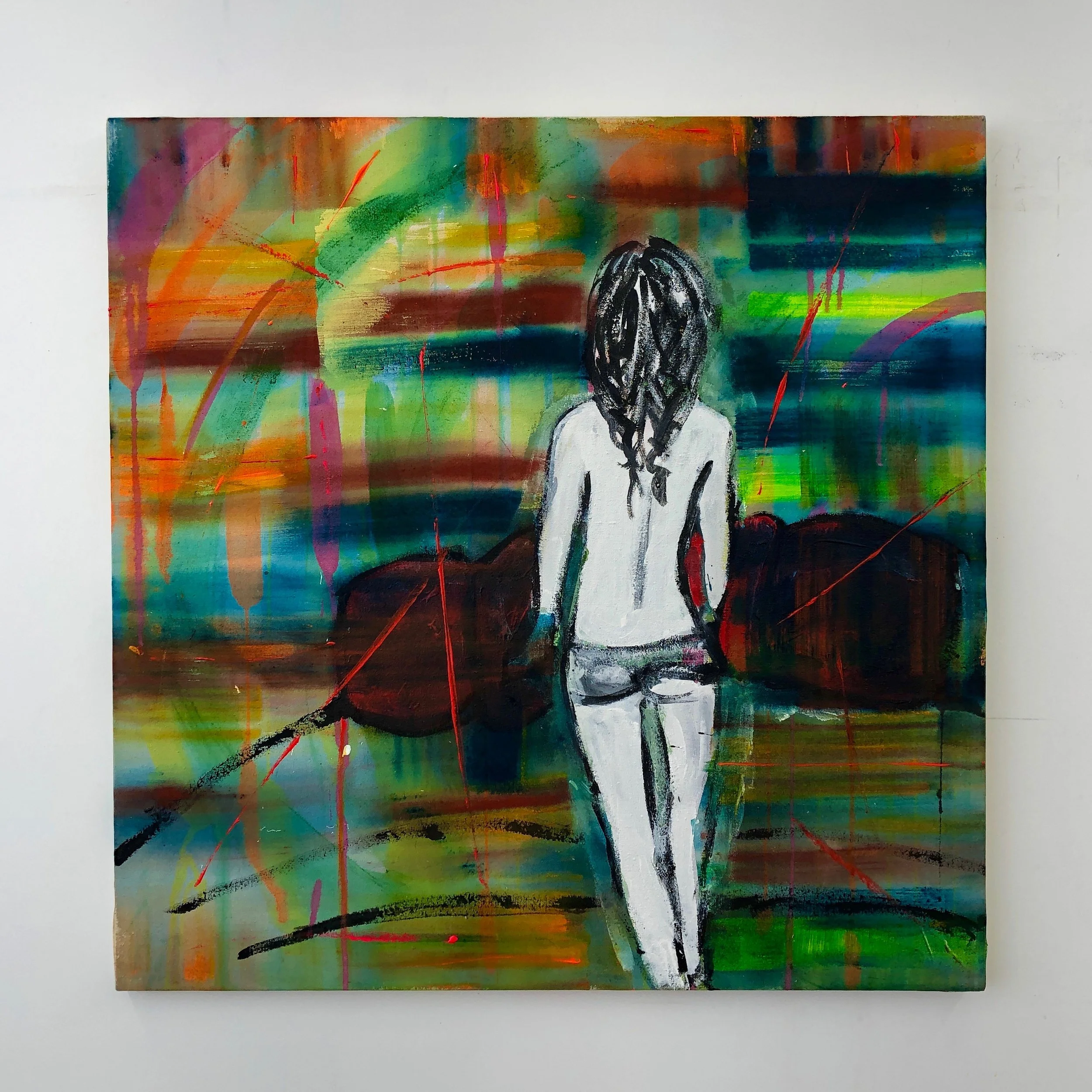 Circe, 2020, acrylic on canvas, 36x36 inches