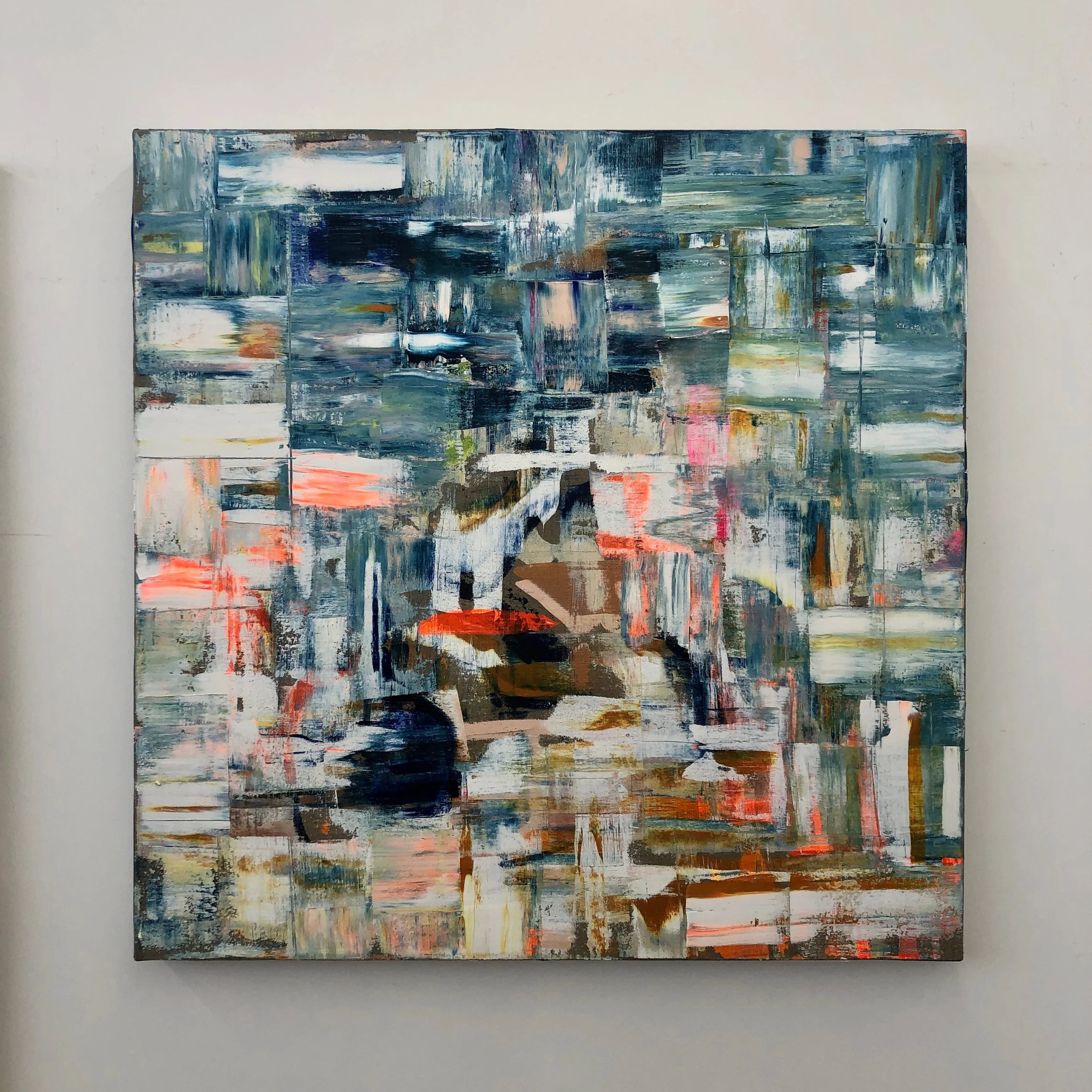 Roundabout, 2021, acrylic on linen, 48x48 inches